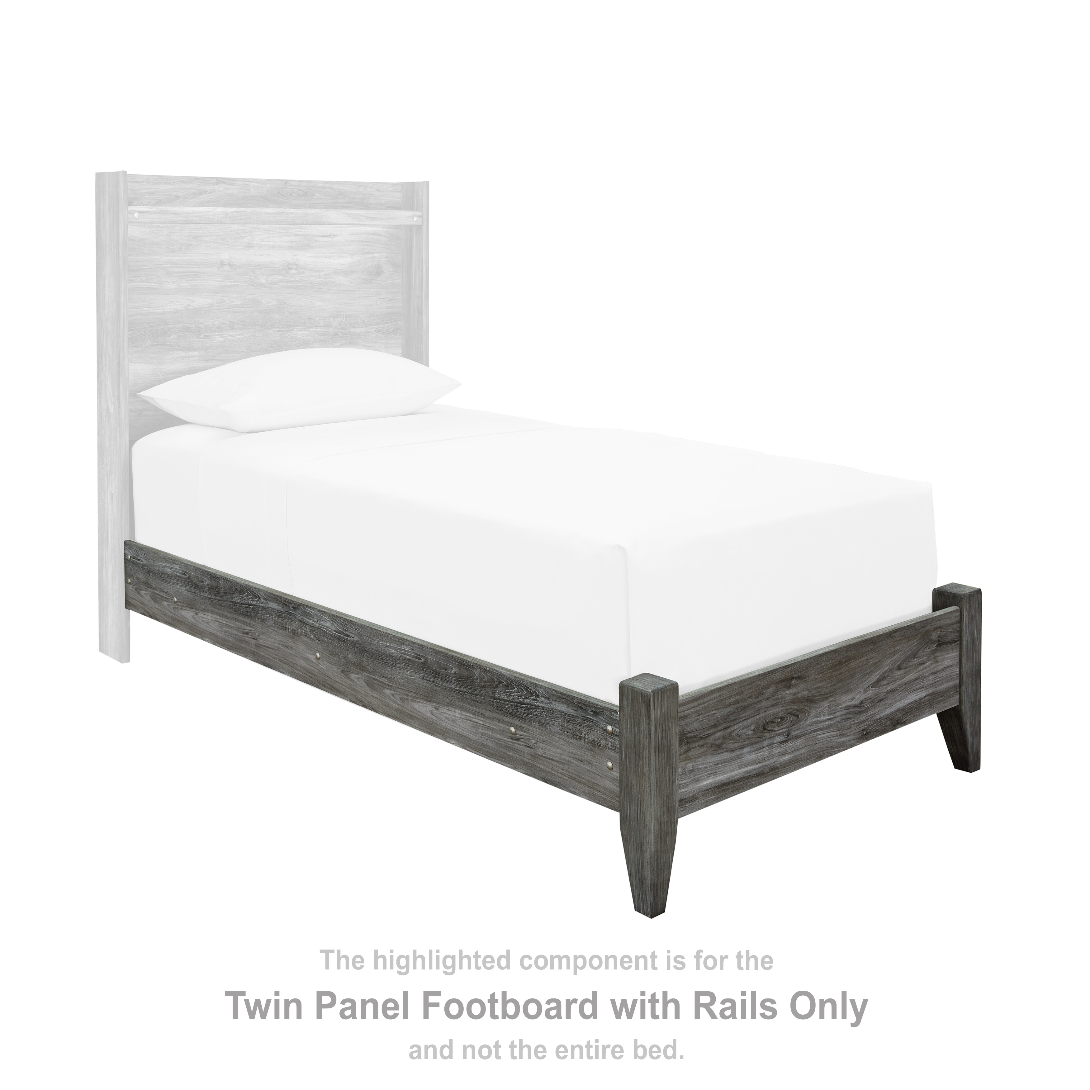 Signature Design By Ashley Bedroom Baystorm Twin Panel Bed Headboard ...