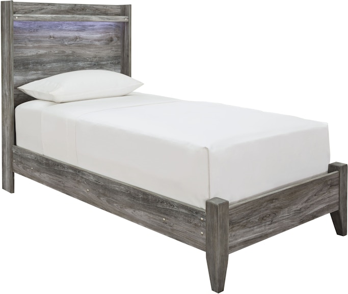 Signature Design by Ashley Baystorm Twin Panel Bed w/LED Lights at Woodstock Furniture & Mattress Outlet