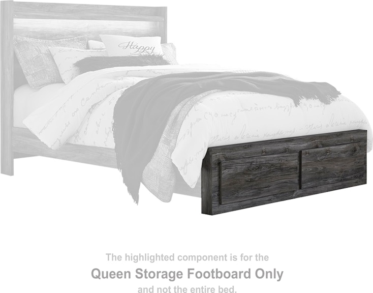 Signature Design by Ashley Baystorm Queen Storage Footboard B221-54S