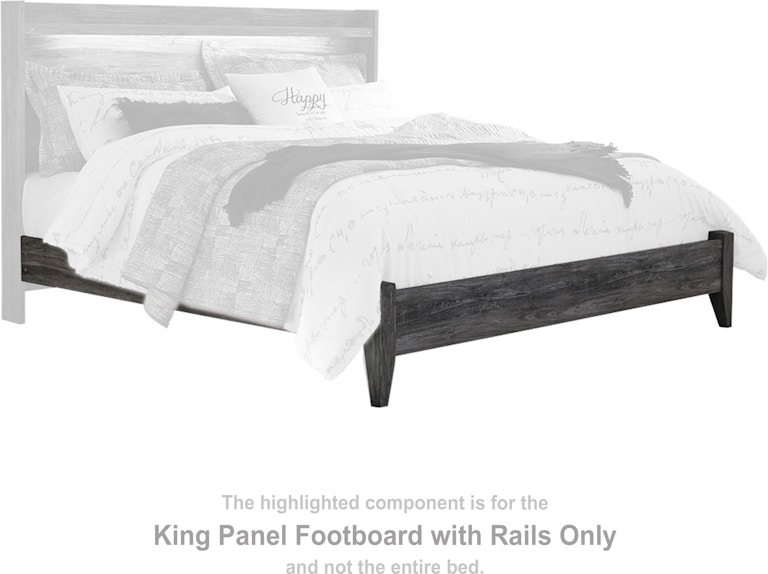 Signature Design by Ashley Baystorm King Panel Footboard with Rails at Woodstock Furniture & Mattress Outlet