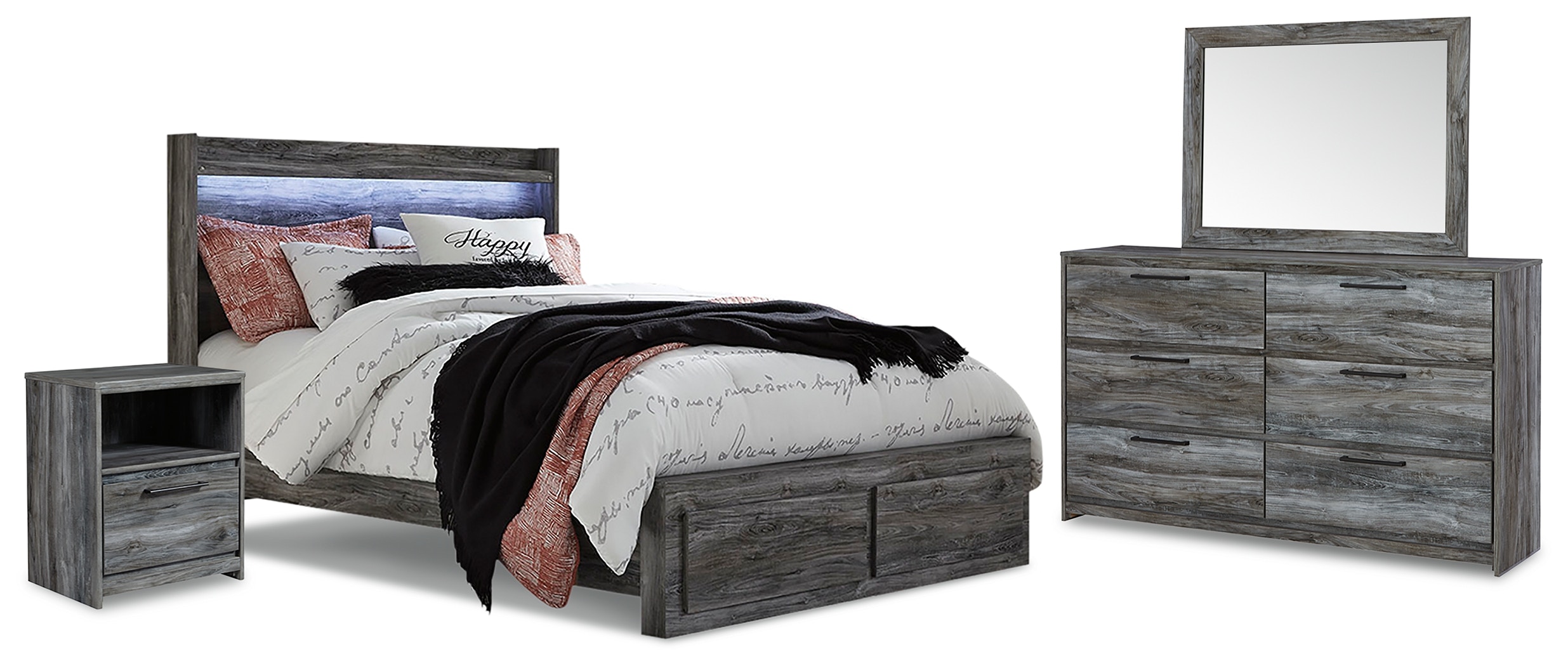 Baystorm panel store storage bed