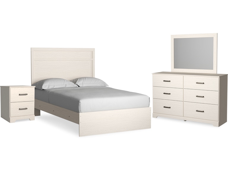 Signature Design by Ashley Stelsie Full Panel Bed, Dresser, Mirror and Nightstand B2588B10