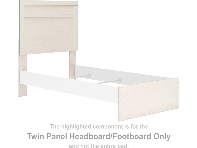 Signature Design by Ashley Stelsie Twin Panel Headboard/Footboard at Woodstock Furniture & Mattress Outlet