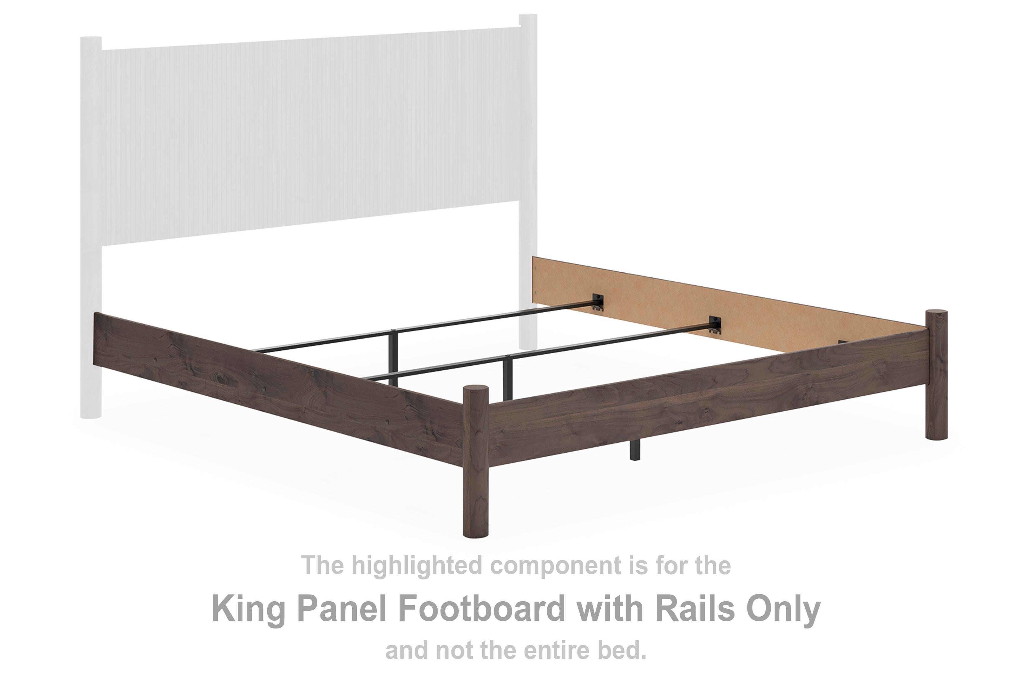  Cadmori King Panel Footboard with Rails 