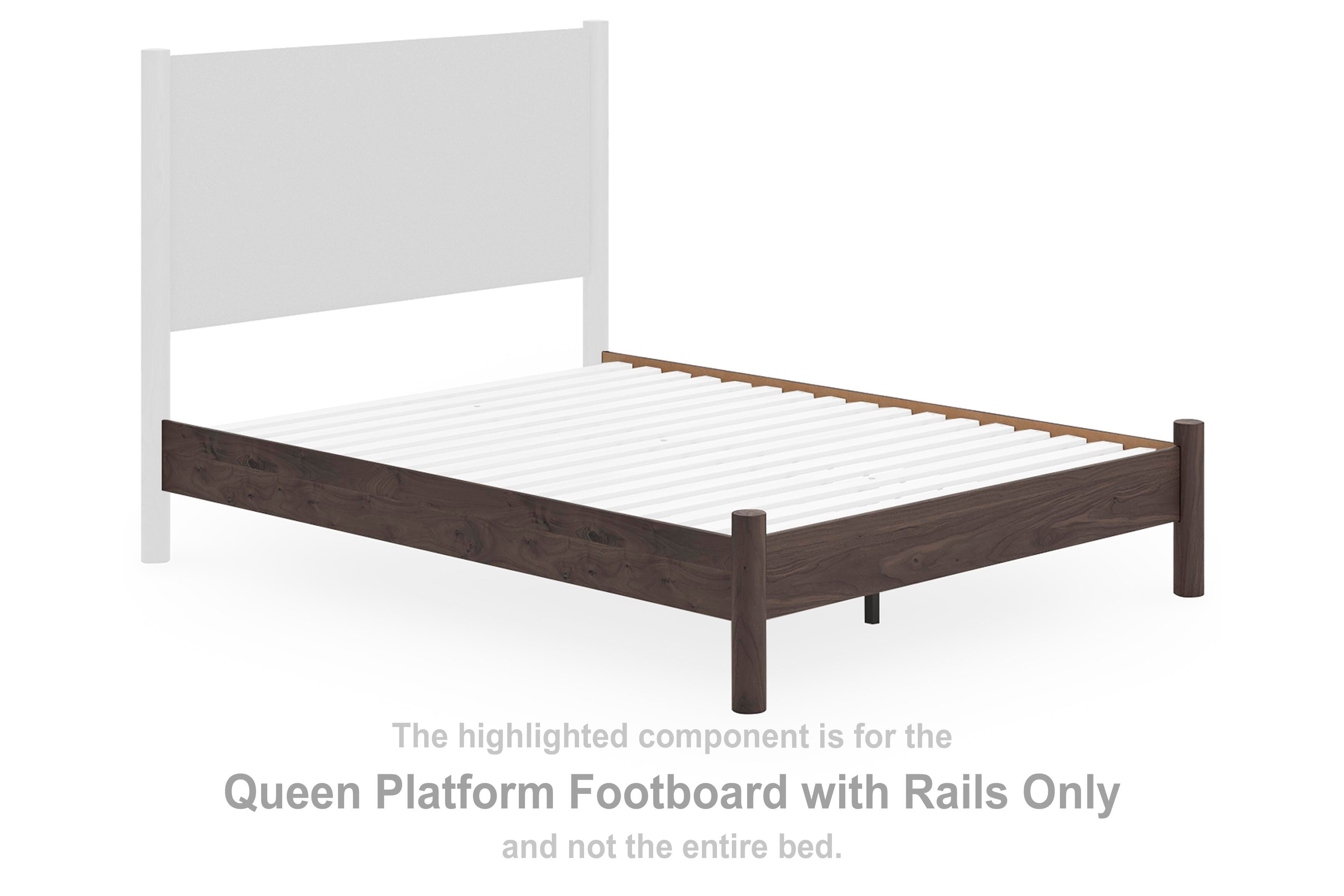  Cadmori Queen Platform Footboard with Rails 