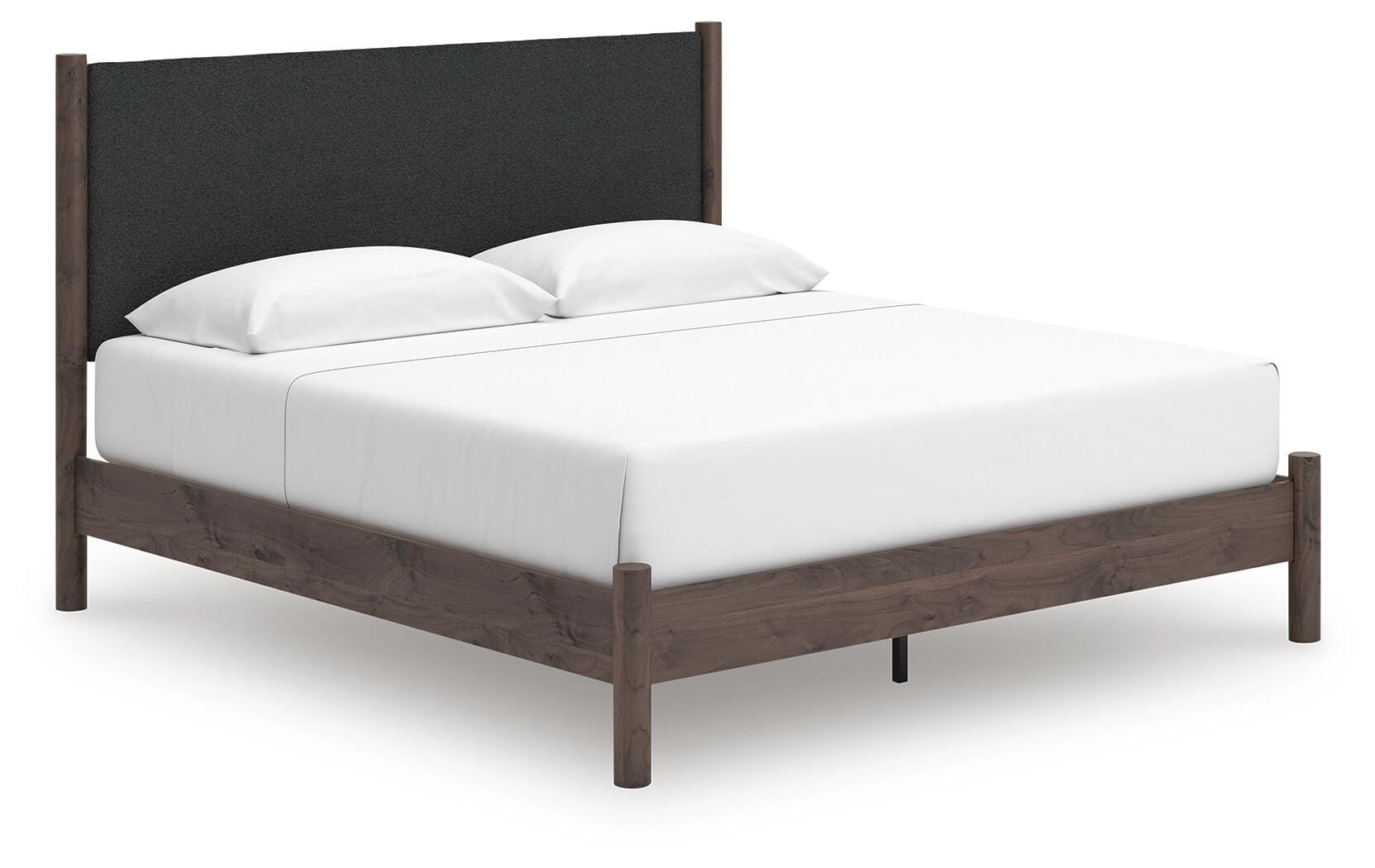 Cadmori King Upholstered Panel Platform Bed 
