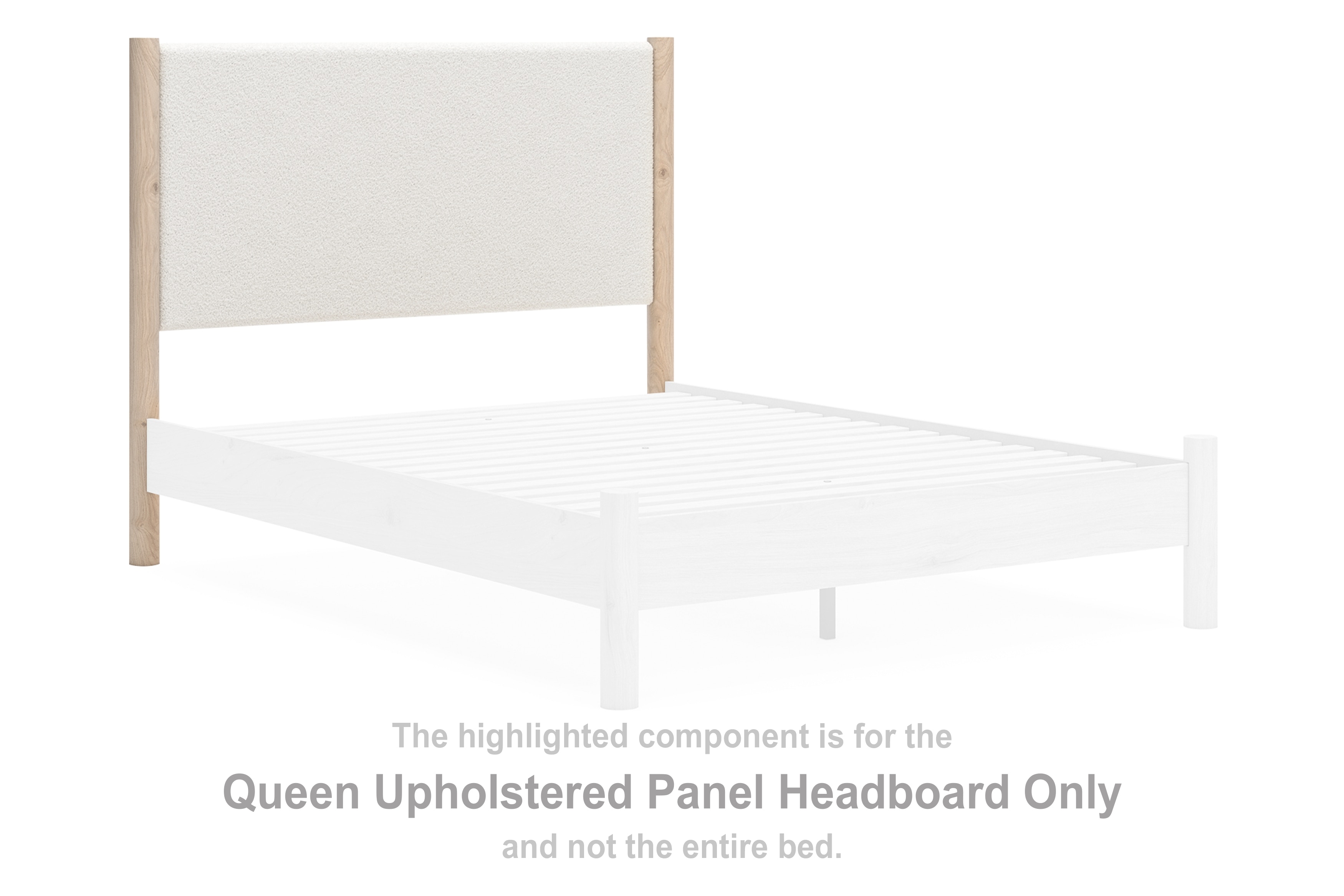 Signature Design By Ashley Bedroom Cadmori Queen Upholstered Panel ...