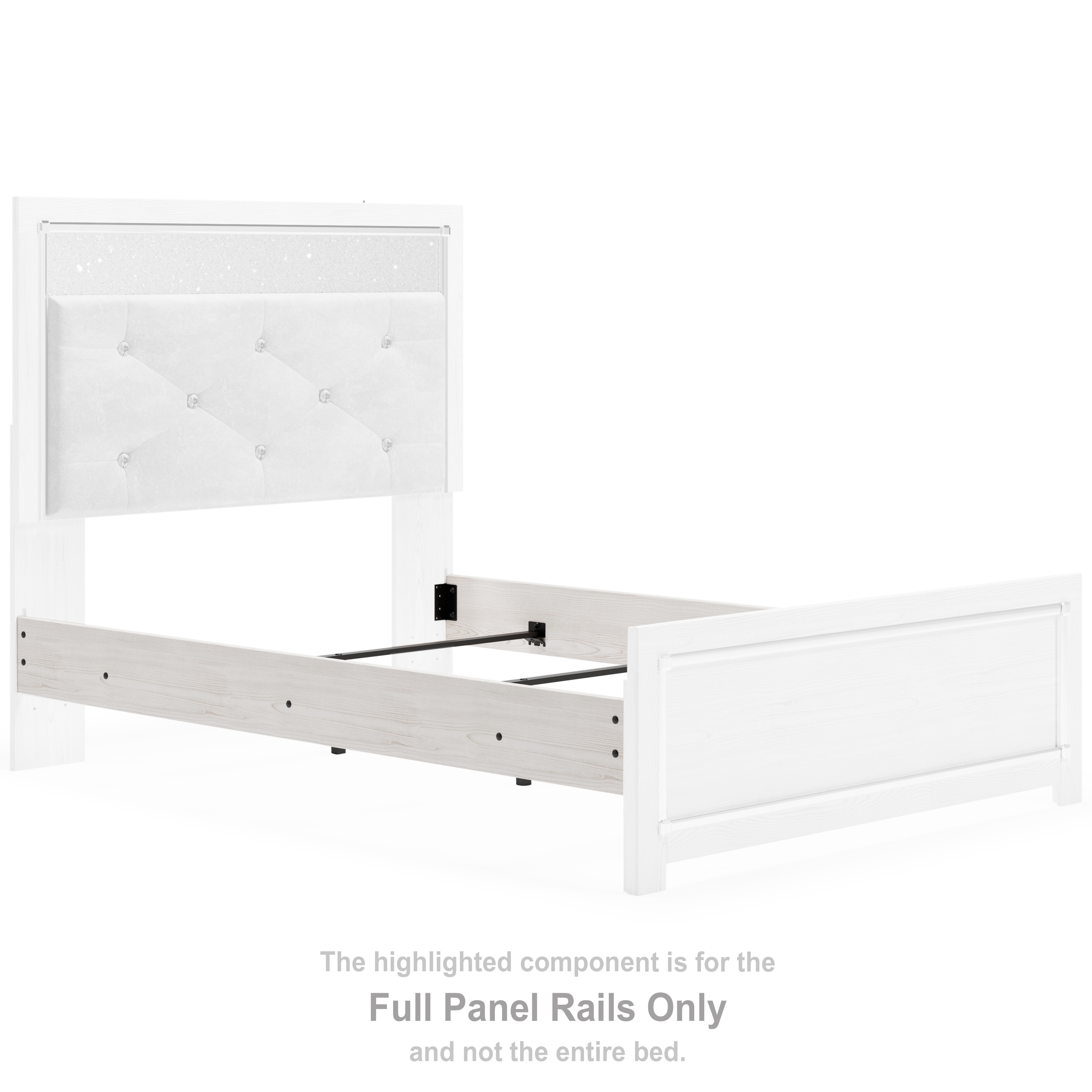 ashley bed rails