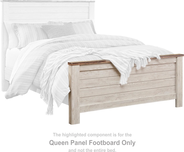 Signature Design by Ashley Willowton Queen Panel Footboard B267-54 B267-54