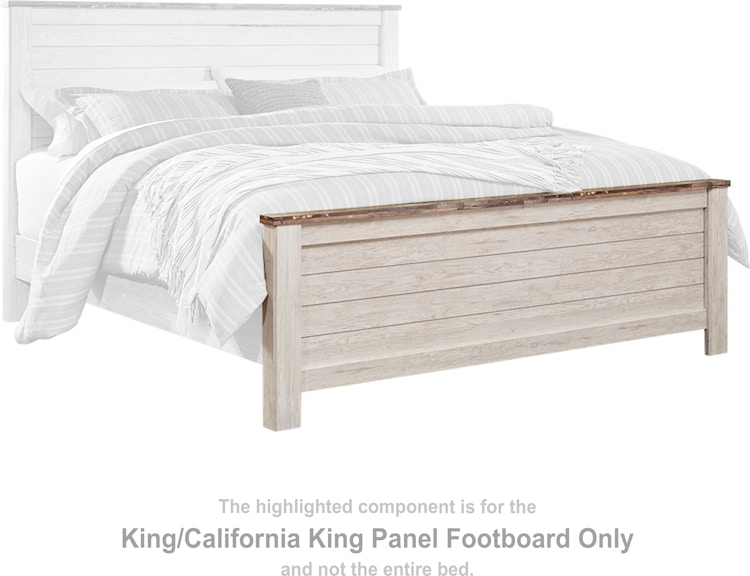 Signature Design by Ashley Willowton King/California King Panel Footboard B267-56 B267-56