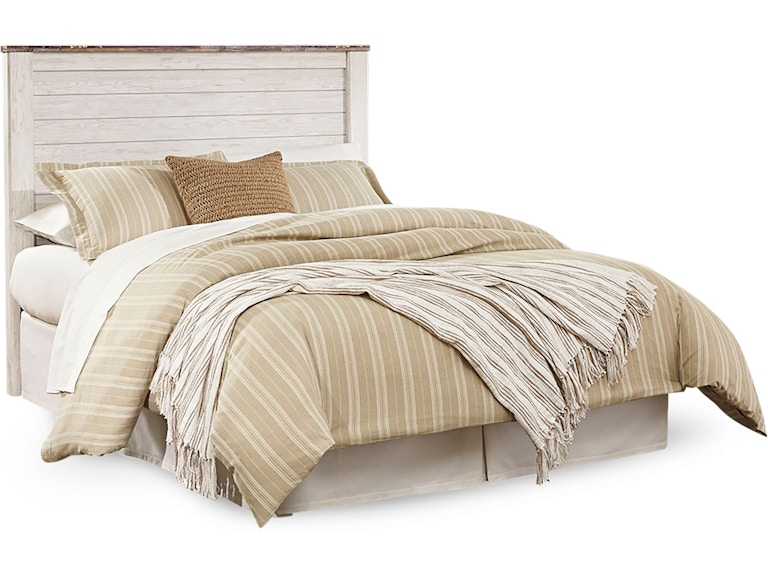 Signature Design by Ashley Willowton Queen Panel Headboard B267-57 at Woodstock Furniture & Mattress Outlet