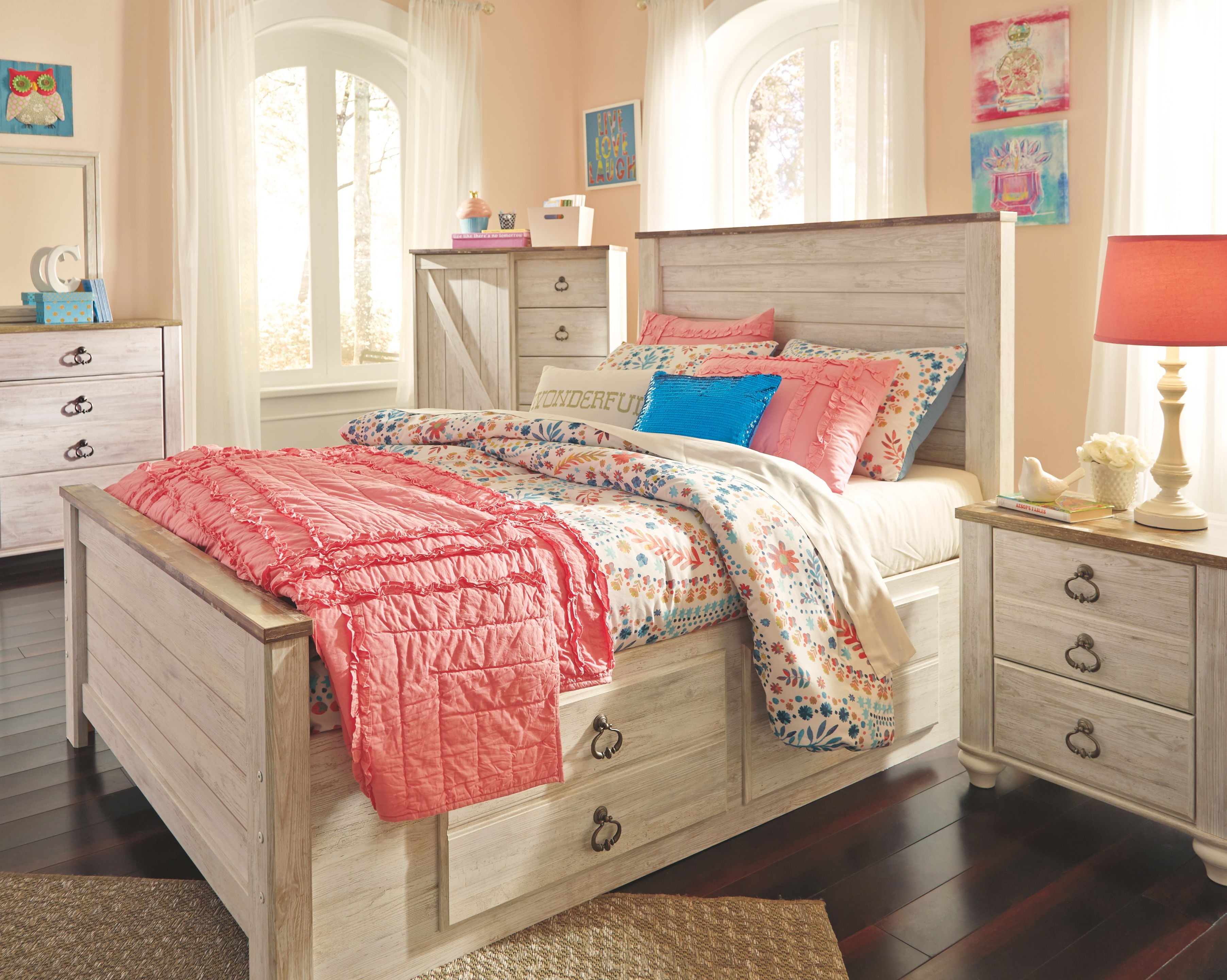 Signature Design by Ashley Baby and Kids Willowton Full Panel Bed 