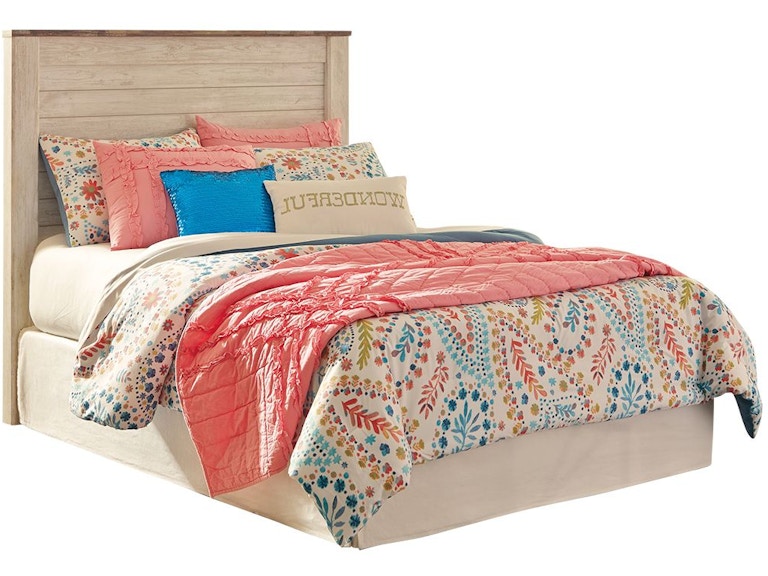 Signature Design by Ashley Willowton Full Panel Headboard B267-87 at Woodstock Furniture & Mattress Outlet