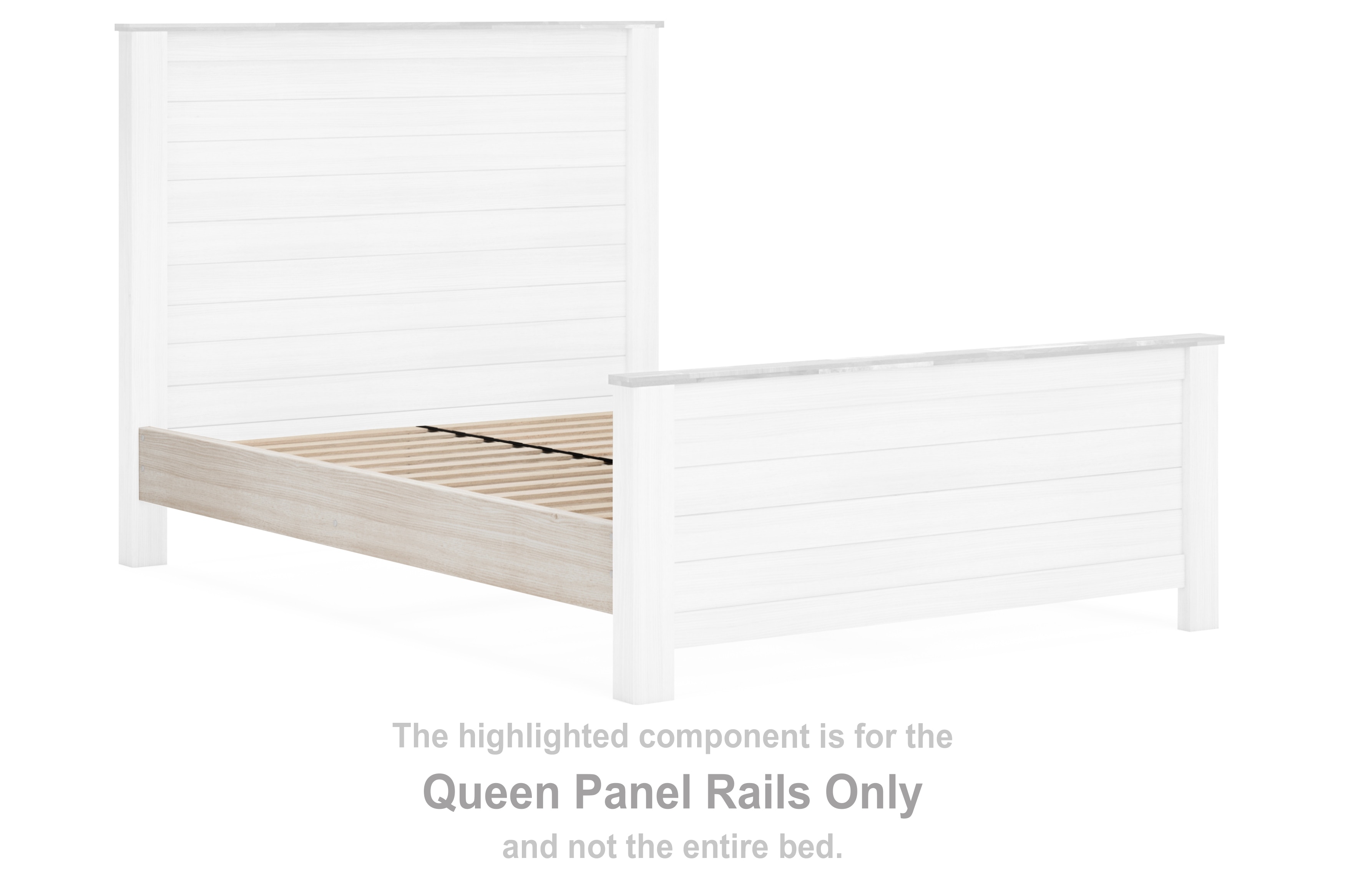 Ashley willowton deals queen panel bed