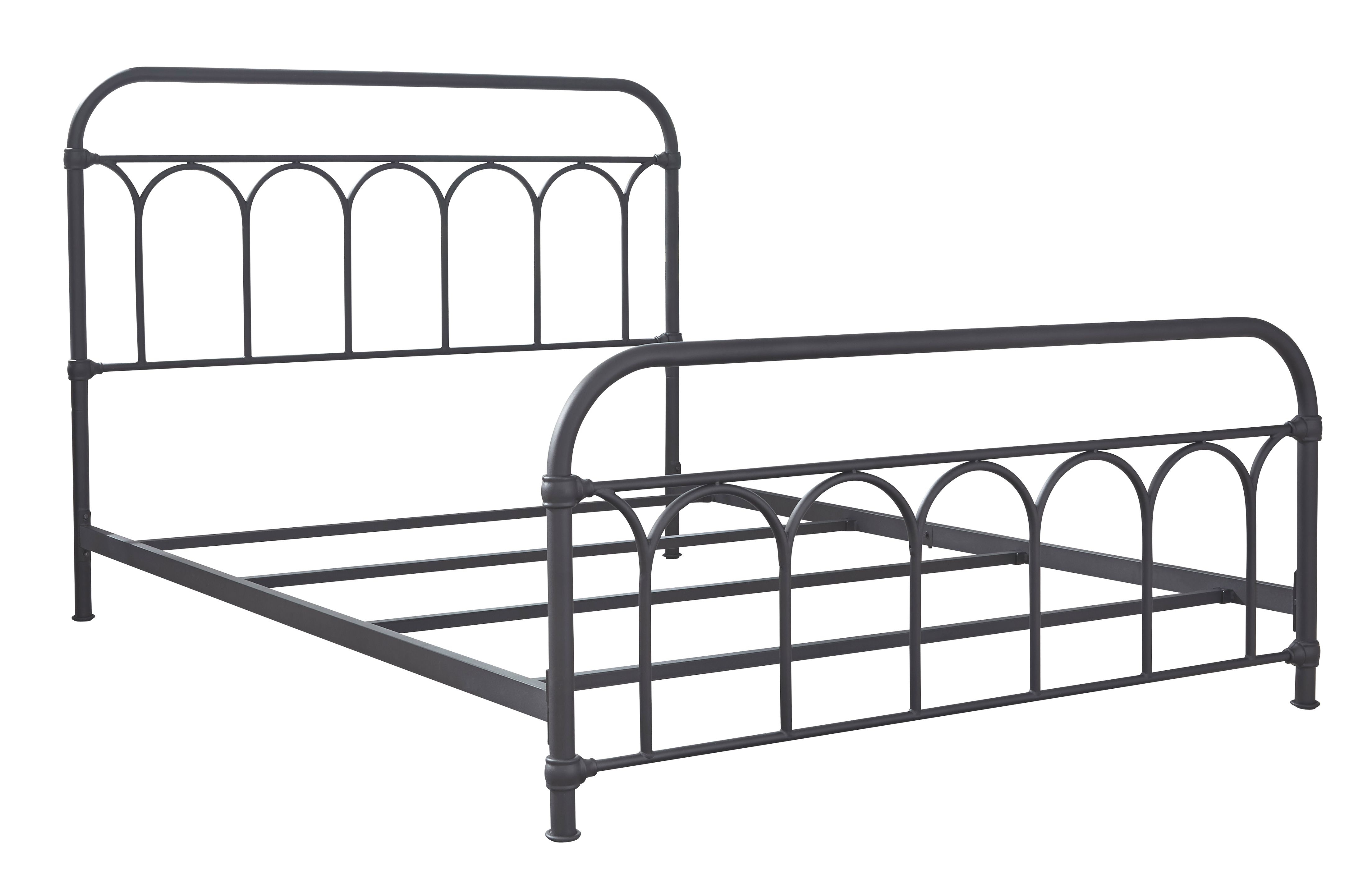 Signature Design By Ashley Bedroom Nashburg Queen Metal Bed B280-681 ...