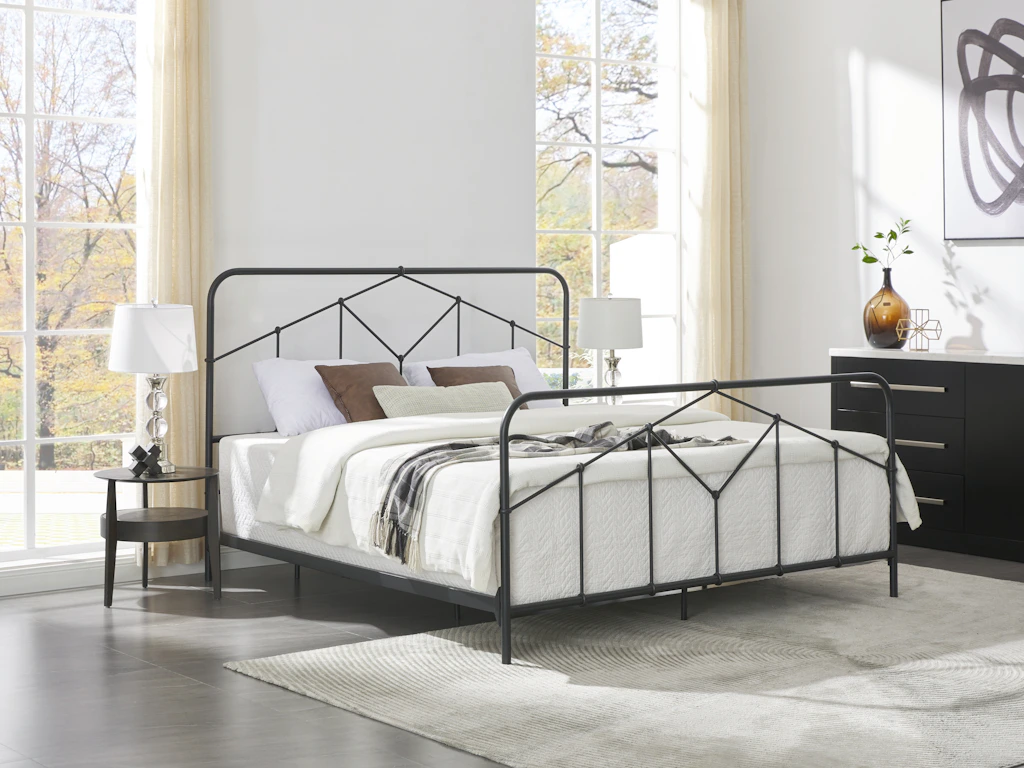 Ashley Furniture Nashburg Metal Queen Headboard in Bronze | Cymax Business Ashley Furniture Nashburg Metal Queen Headboard in Bronze | Cymax Business