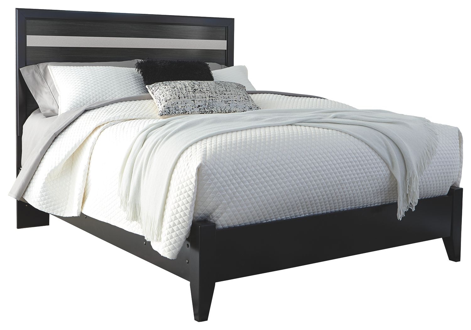 starberry queen panel bed with 2 storage drawers