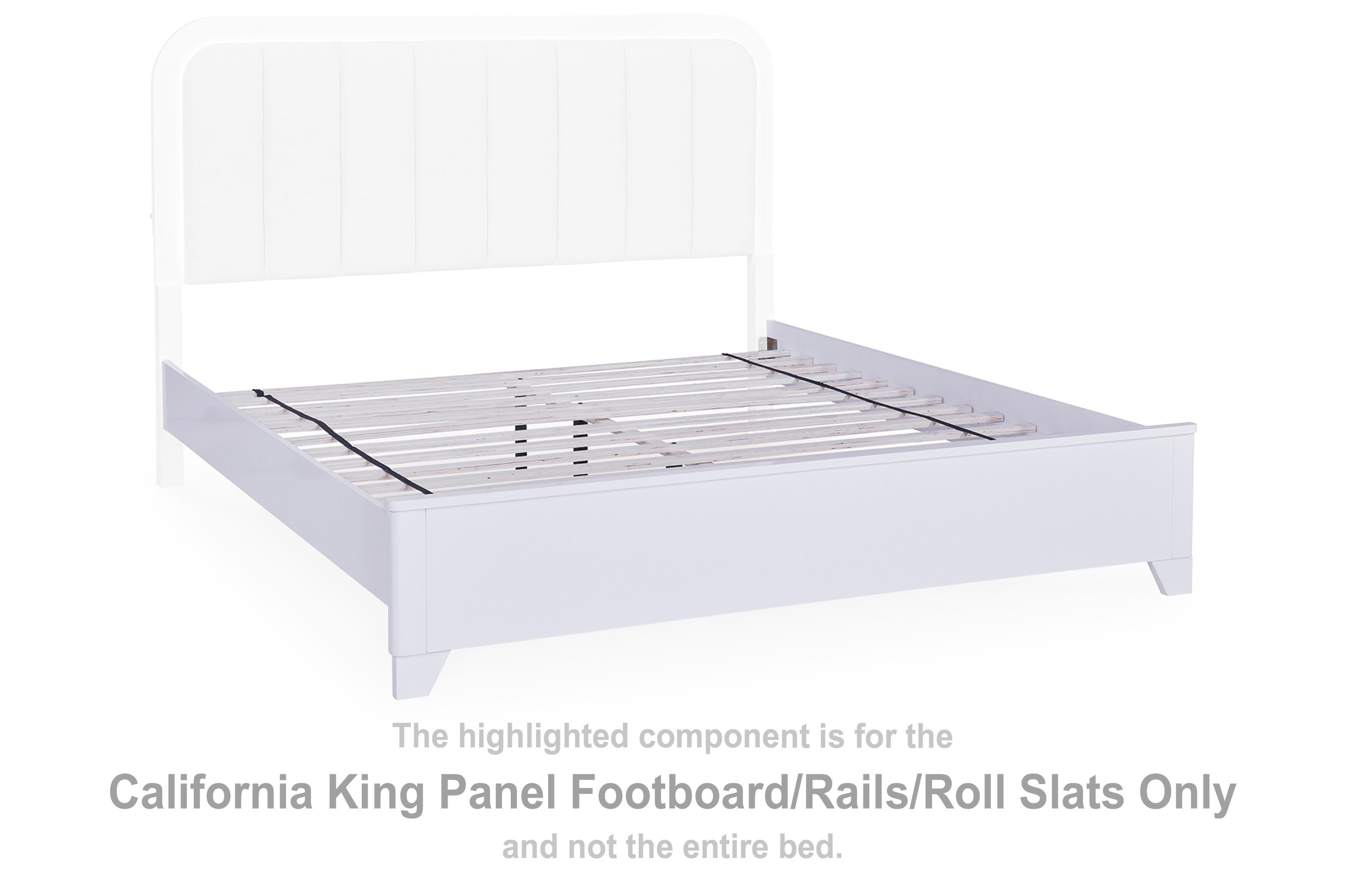  Frostlyn California King Panel Footboard/Rails/Roll Slats 