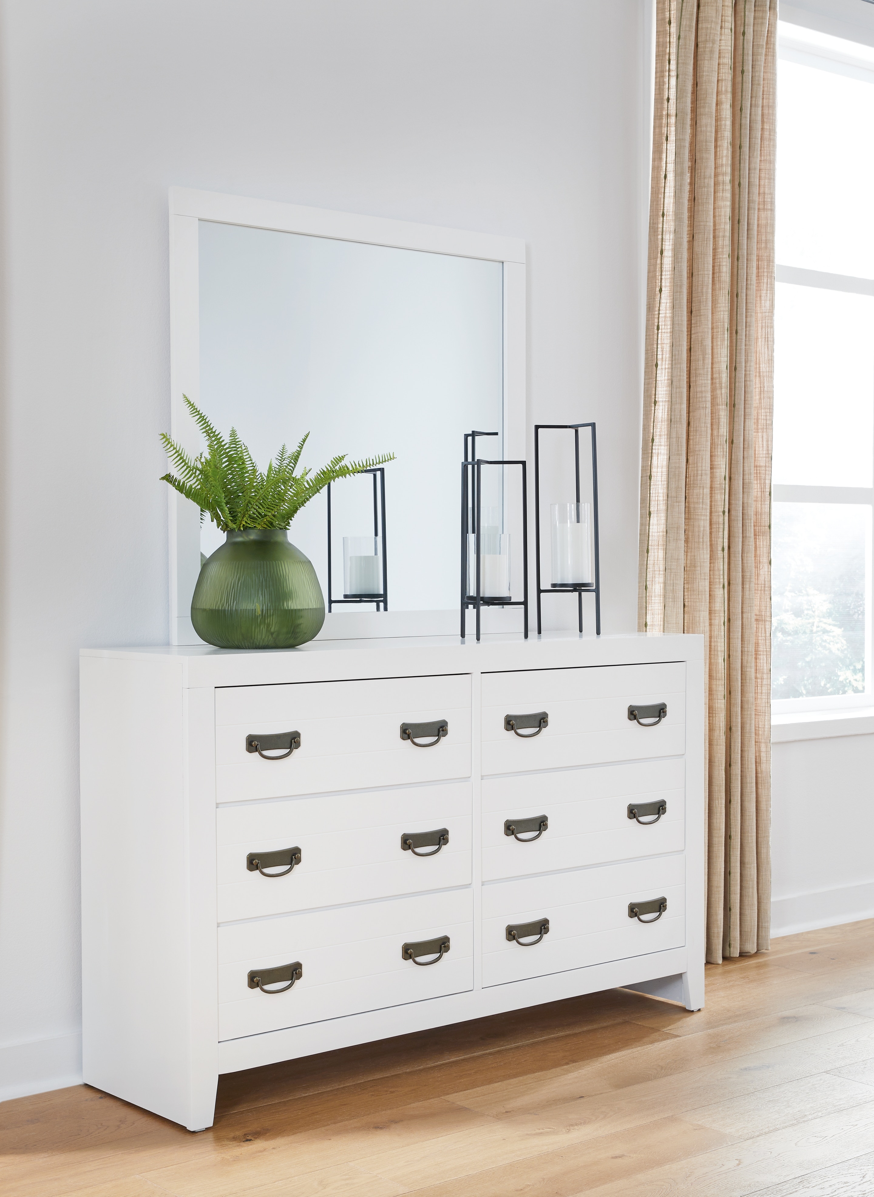 Signature Design By Ashley Bedroom Binterglen Dresser And Mirror B427B1 ...