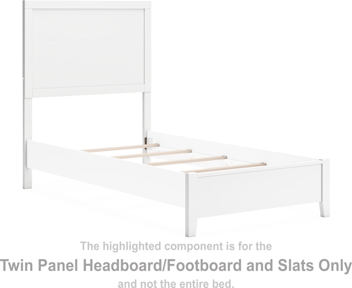 Signature Design by Ashley Binterglen Twin Panel Headboard/Footboard and Slats B427-53