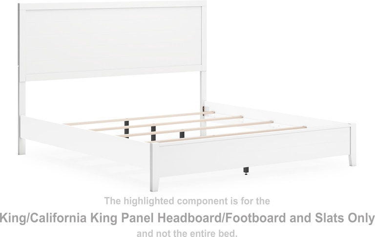 Signature Design by Ashley Binterglen King/California King Panel Headboard/Footboard and Slats B427-82