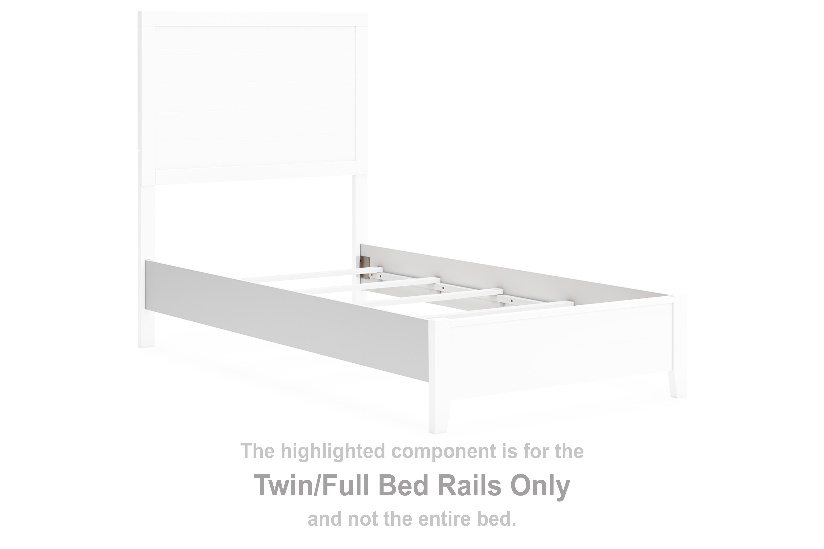 Signature Design By Ashley Bedroom Binterglen Twin/Full Bed Rails B427 ...