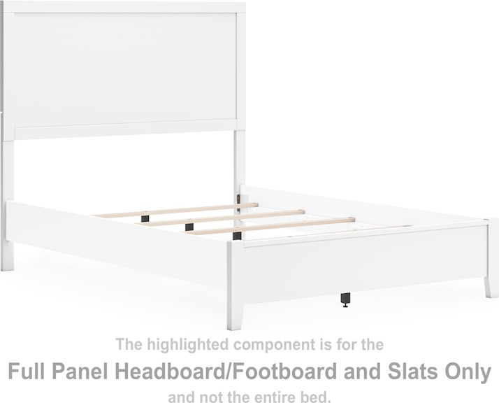 Signature Design by Ashley Binterglen Full Panel Headboard/Footboard and Slats B427-87