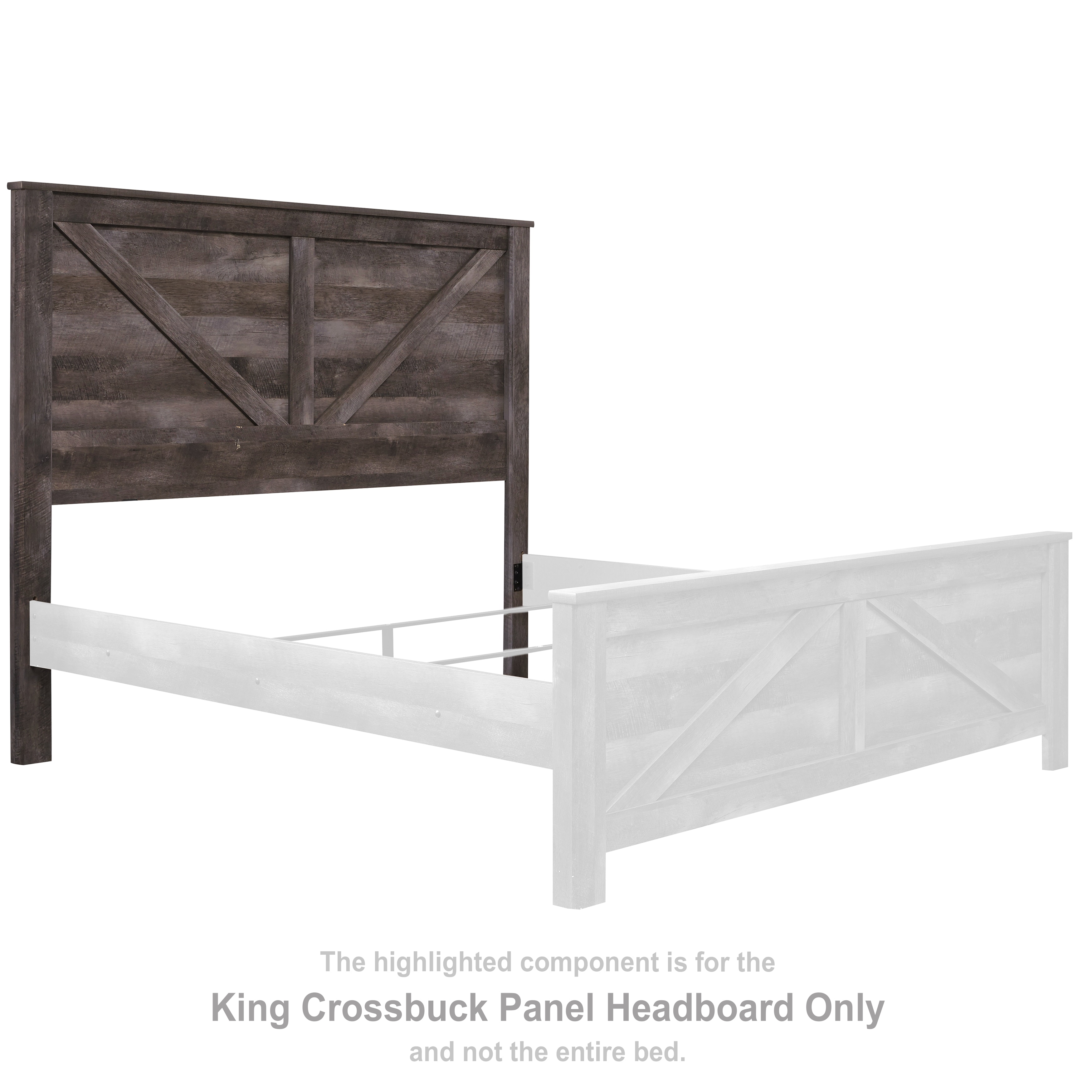 Signature Design By Ashley Bedroom Wynnlow King Crossbuck Panel ...