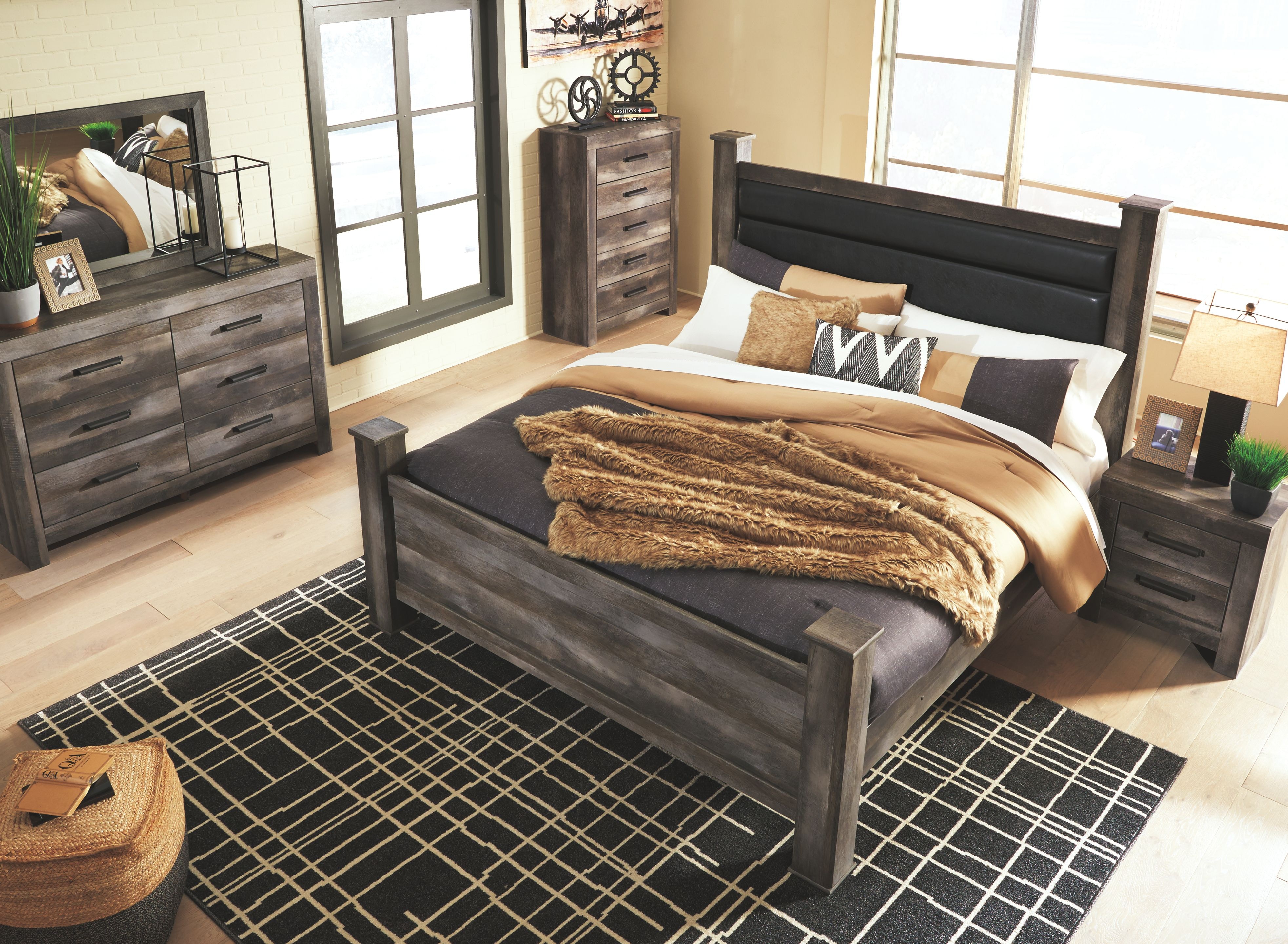 Ashley poster bed online