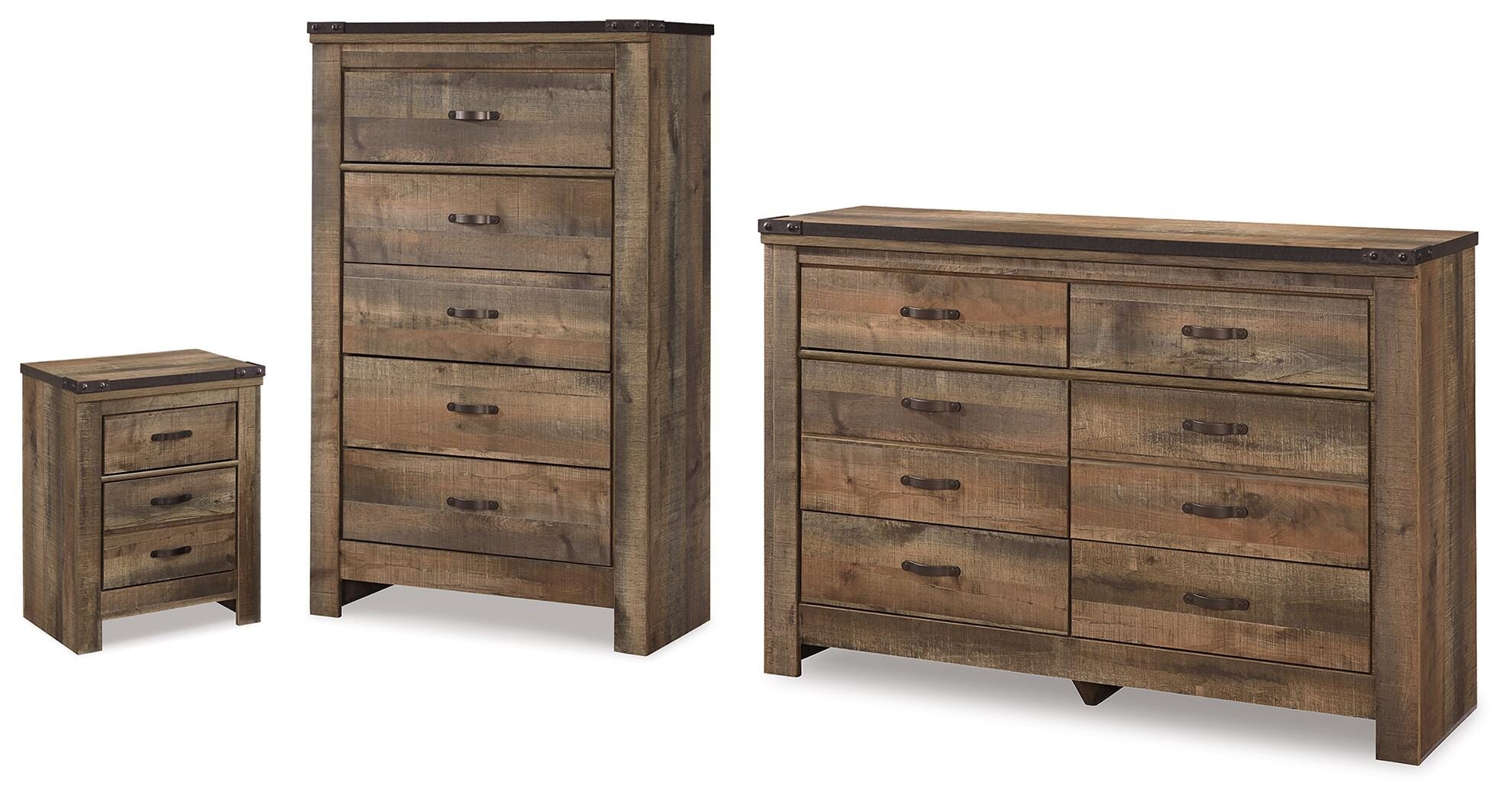 Signature Design by Ashley Trinell Dresser, Chest and Nightstand B446B104