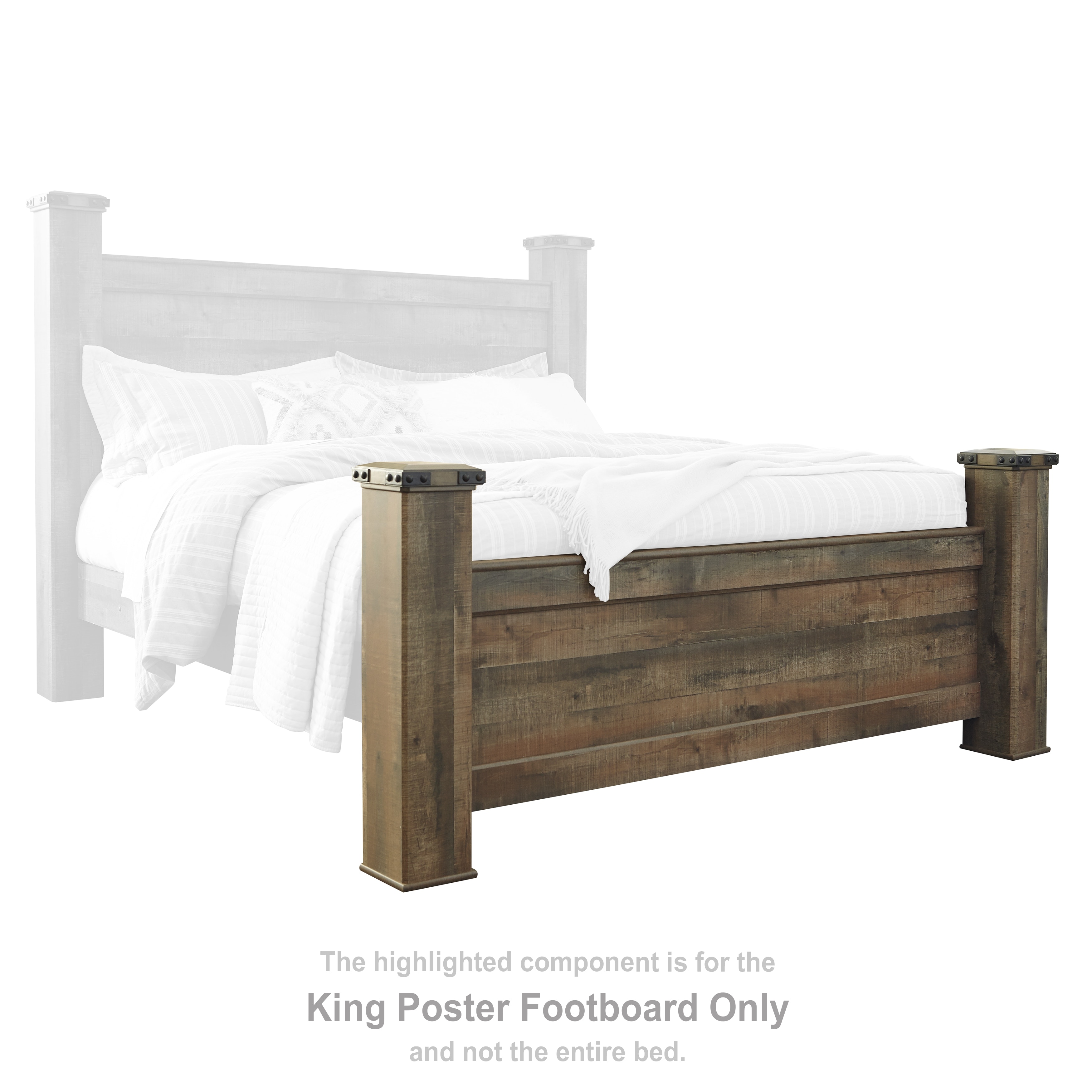 Signature Design By Ashley Bedroom Trinell King Poster Footboard B446 ...