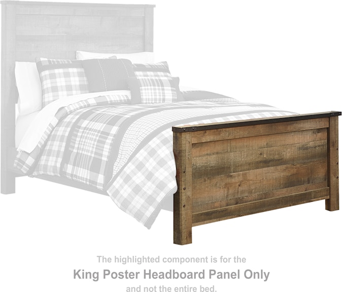Signature Design by Ashley Trinell Full Panel Footboard B446-84 at Woodstock Furniture & Mattress Outlet
