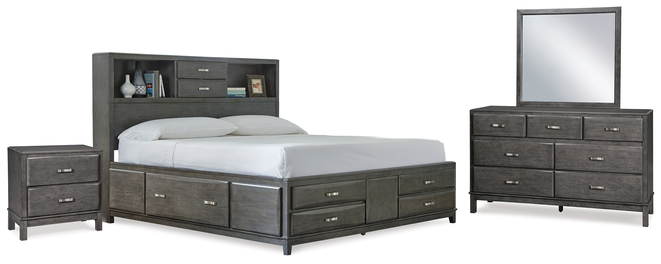 Caitbrook queen online storage bed