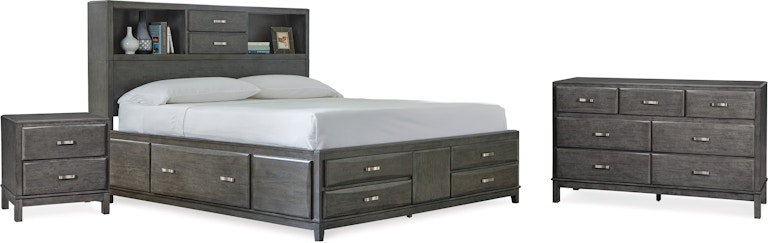 Signature Design by Ashley Caitbrook King Storage Bed, Dresser and Nightstand B476B12