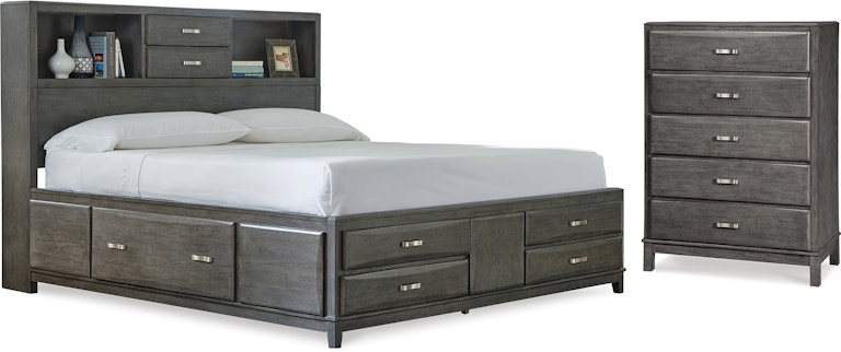 Signature Design by Ashley Caitbrook Queen Storage Bed and Chest B476B19