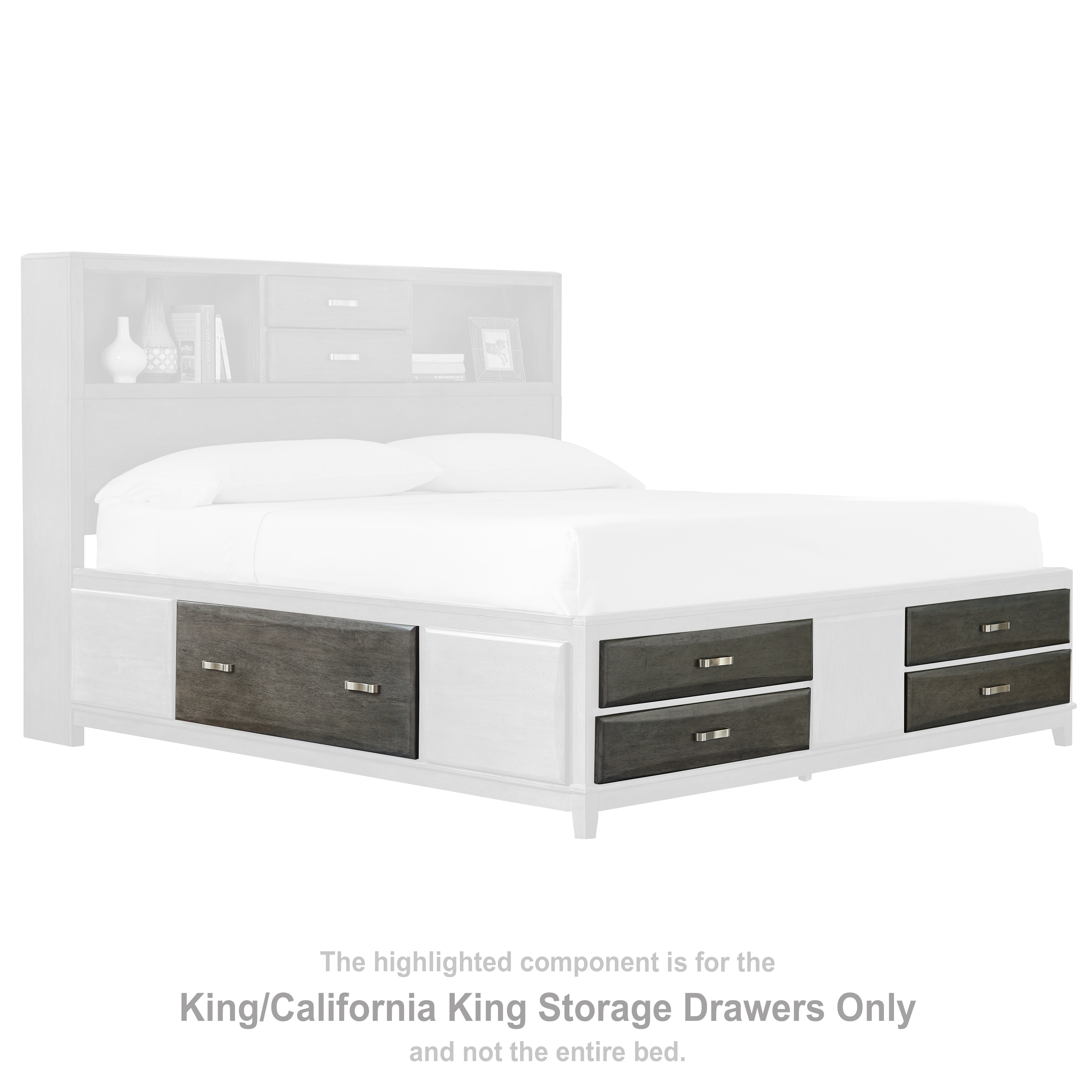 Signature Design by Ashley Bedroom Caitbrook King Storage Bed with 