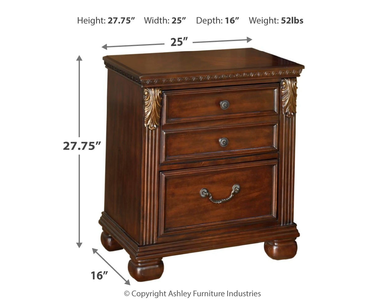 Signature Design By Ashley Bedroom Leahlyn Nightstand B526 92 Markson S Furniture Rochester Ny