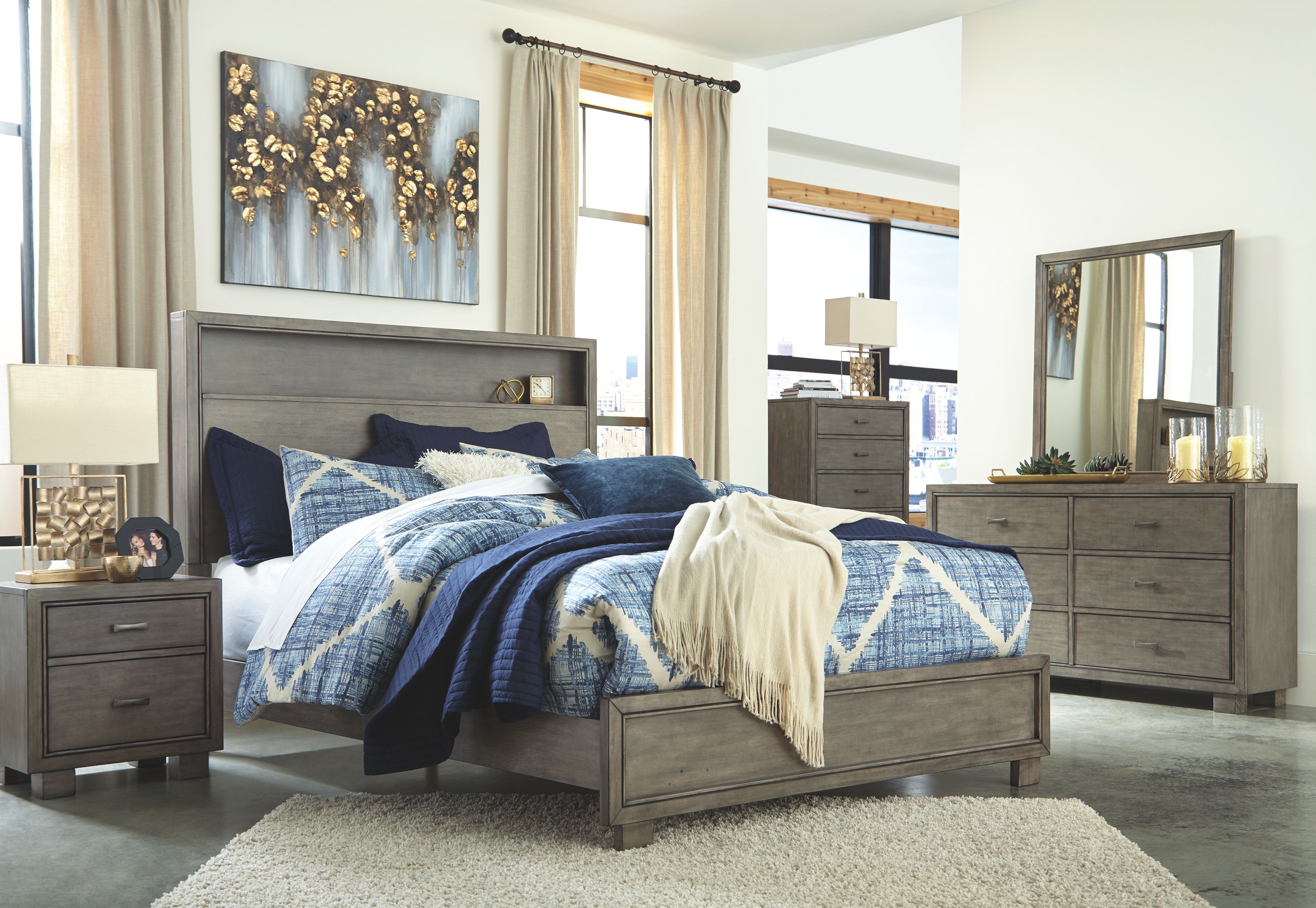 Ashley furniture 7 piece bedroom deals set