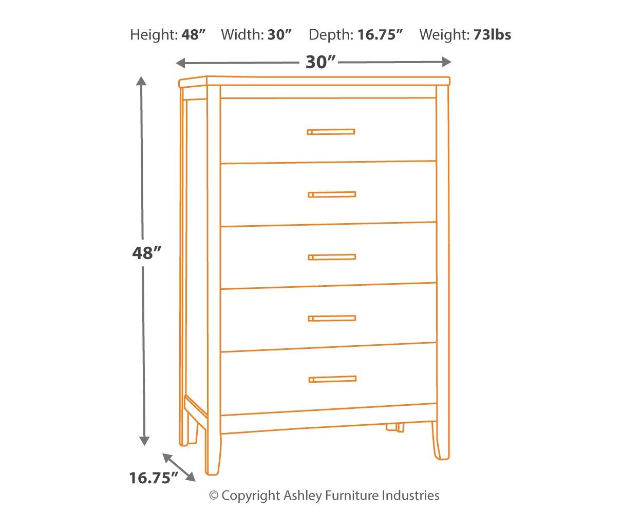 Olivet chest deals of drawers