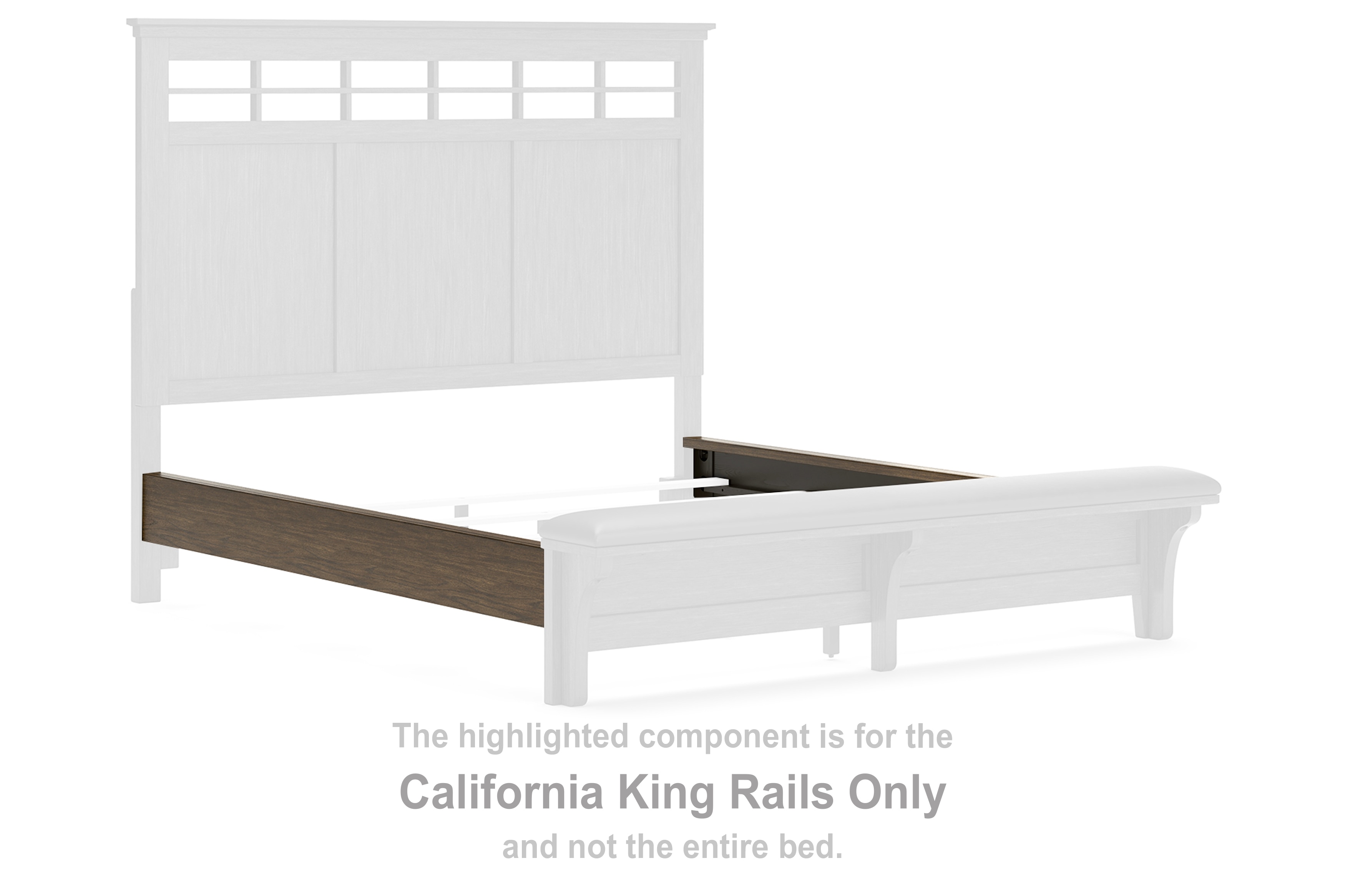 Benchcraft Bedroom Shawbeck California King Rails B625-94 | Hickory ...