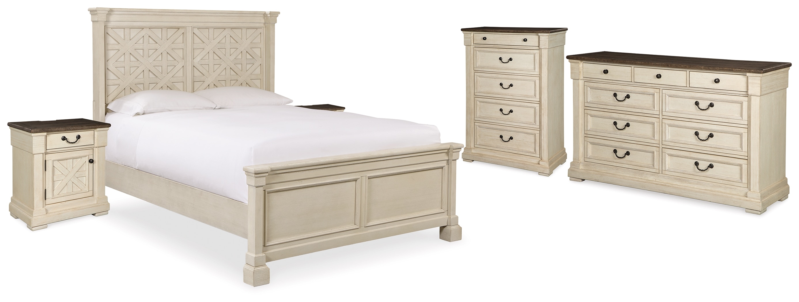 Signature Design by Ashley Bedroom Bolanburg Queen Panel Bed
