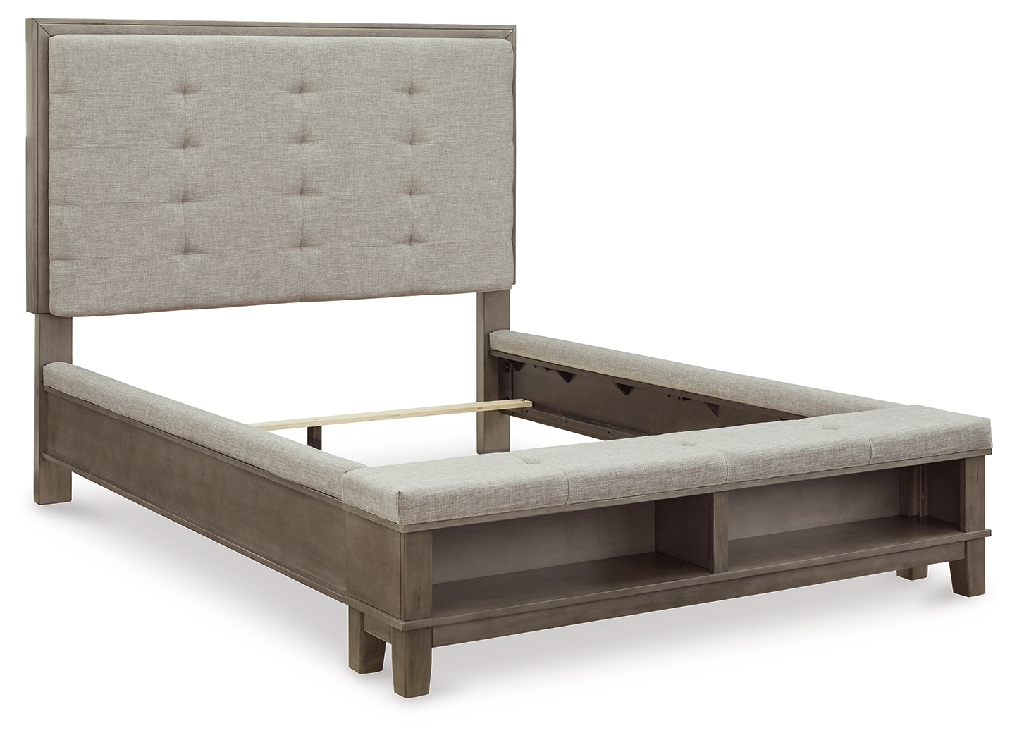 Benchcraft Bedroom Hallanden Queen Upholstered Storage Bed