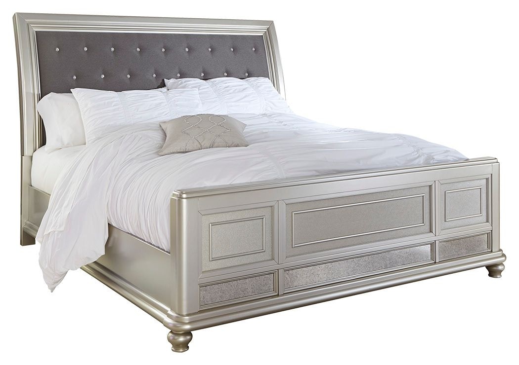 Signature Design By Ashley Bedroom Coralayne Queen Sleigh Bed Fulton Stores Brooklyn And