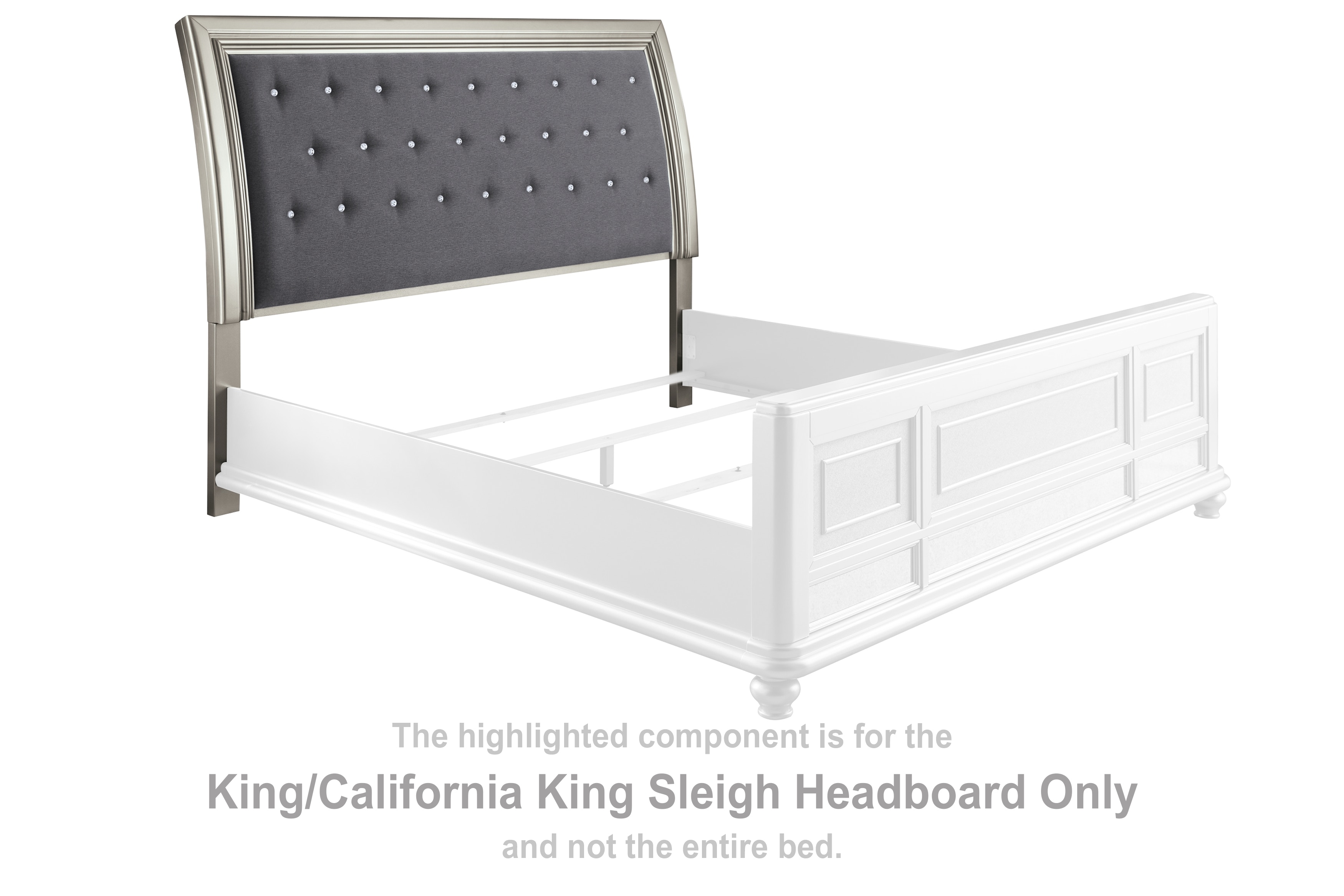 Coralayne king sleigh deals bed