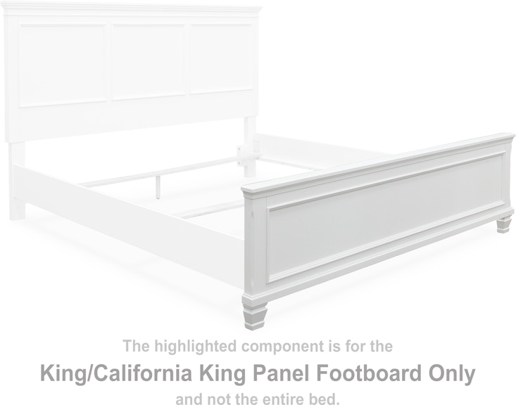 Signature Design by Ashley Fortman King/California King Panel Footboard B680-56 B680-56