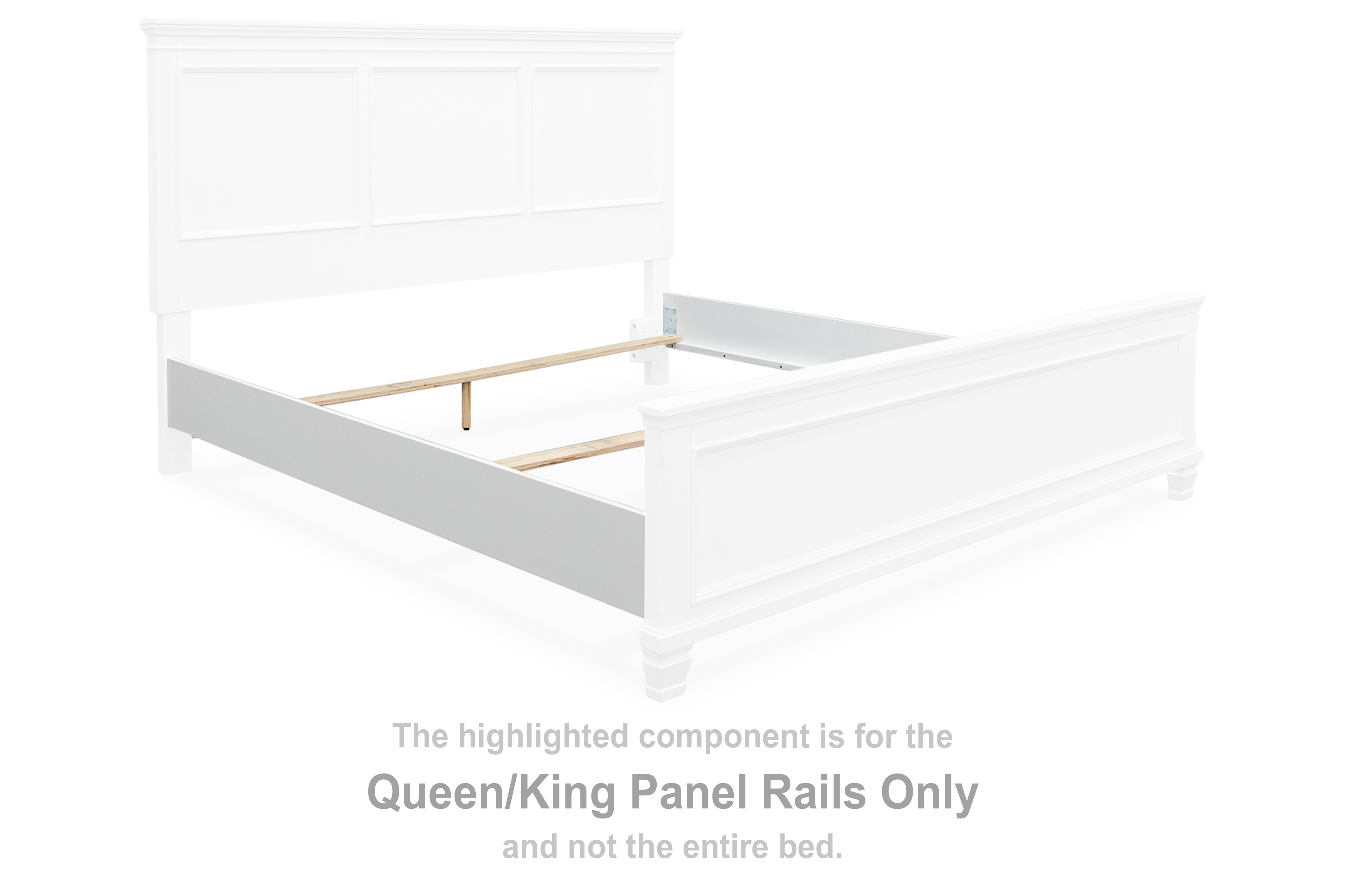 Signature Design by Ashley Bedroom Fortman King Panel Bed B680B4