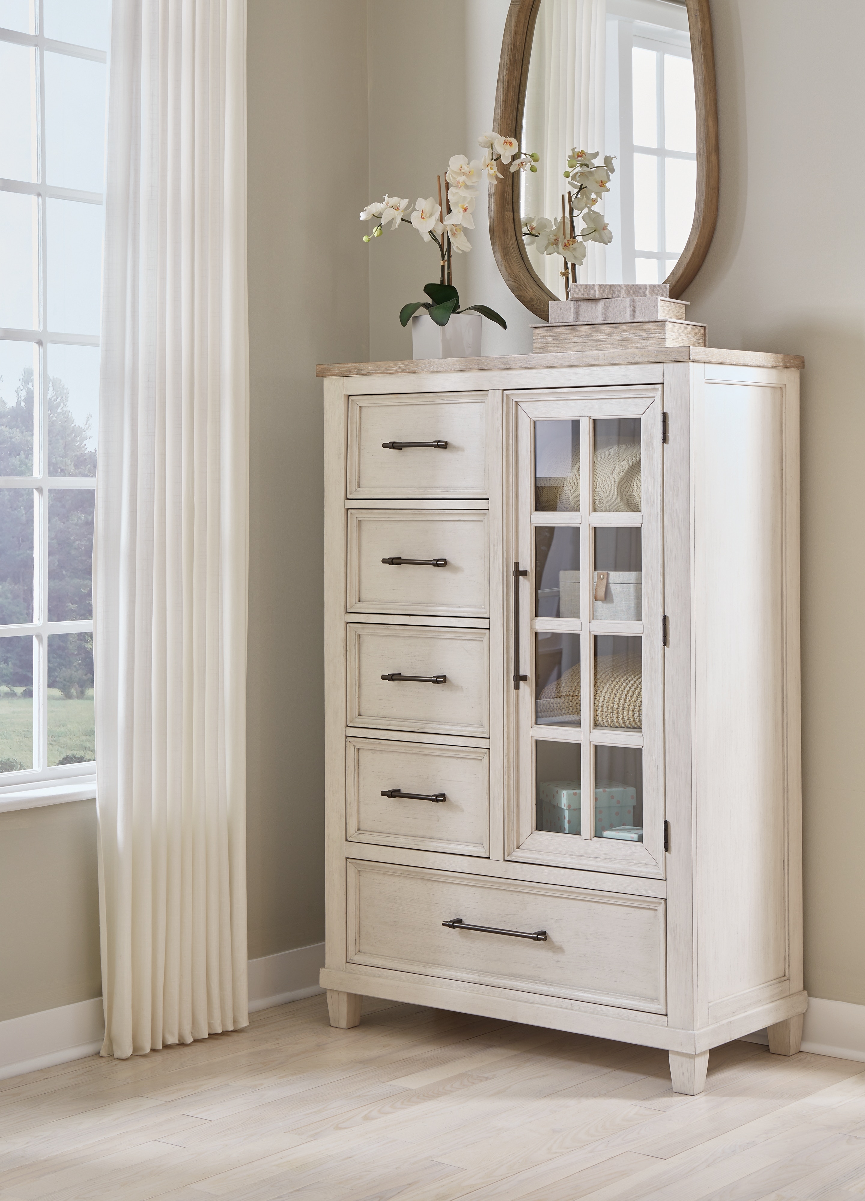 Boulevard Bedroom Shaybrock Door Chest B683-48 - Home Rooms