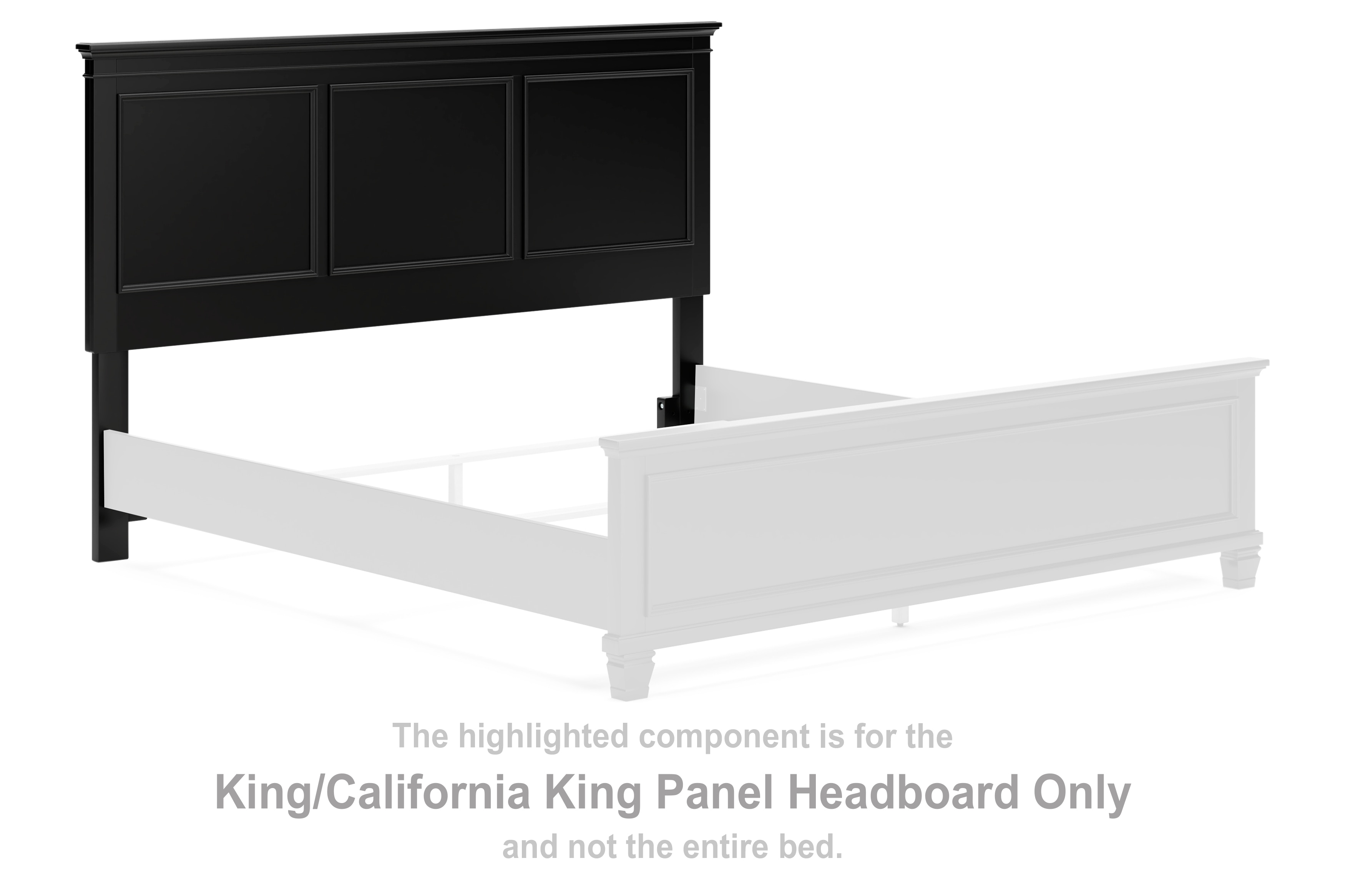 Ashley king store size headboard