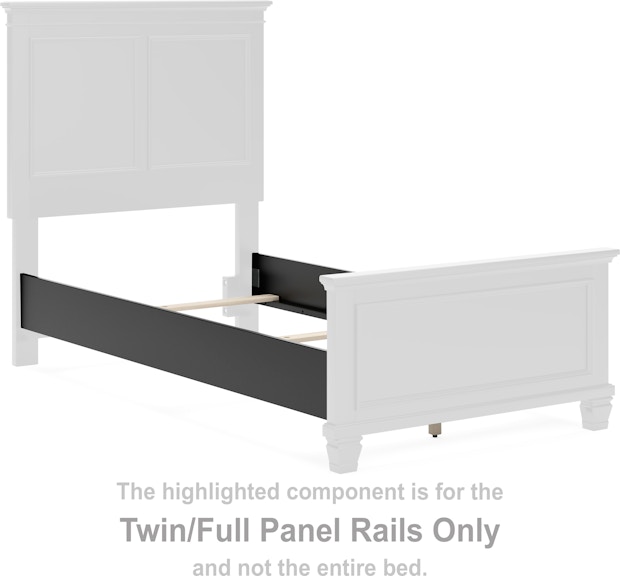 Signature Design by Ashley Lanolee Twin/Full Panel Rails B687-86