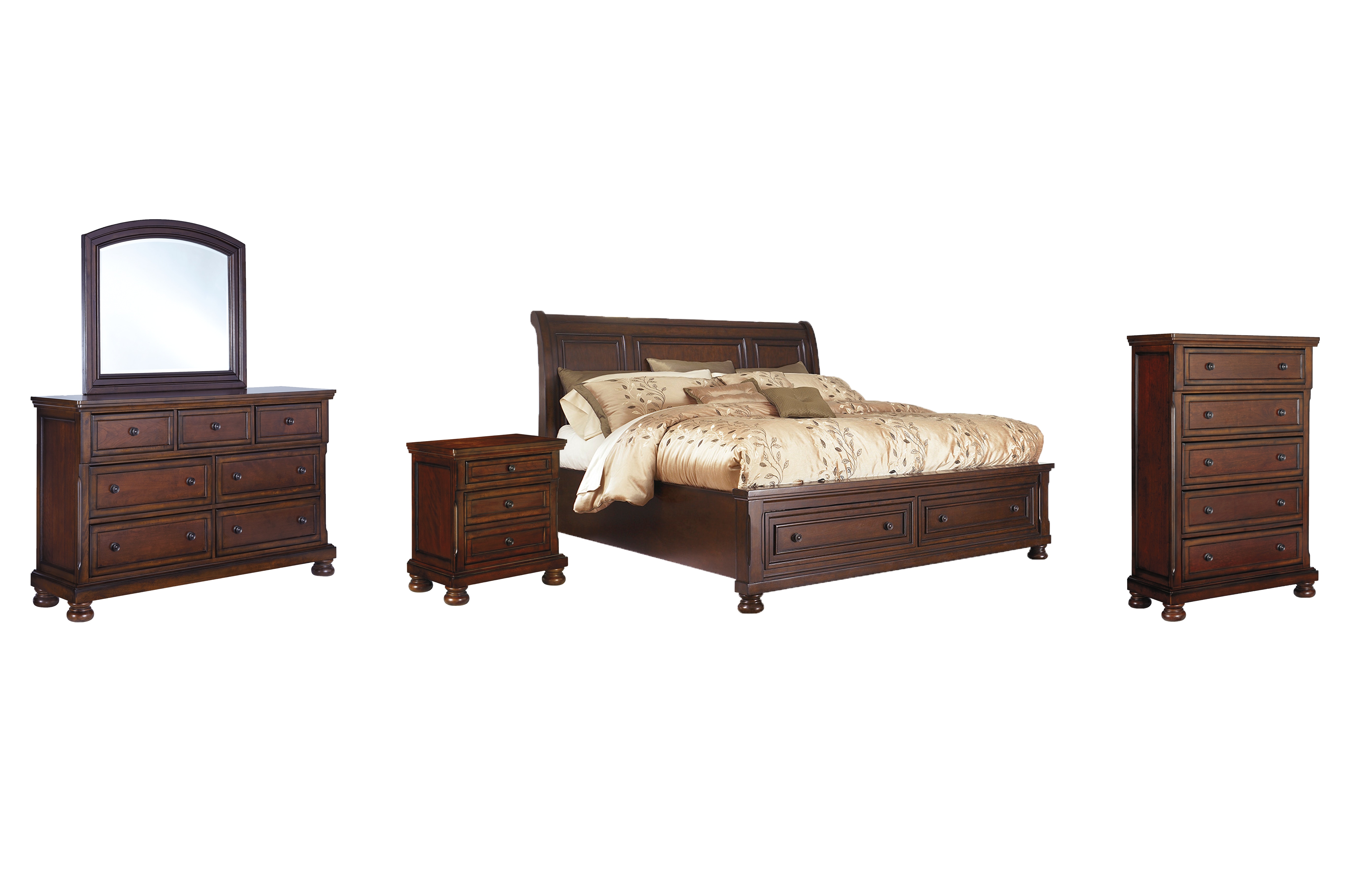 Millennium store bedroom set